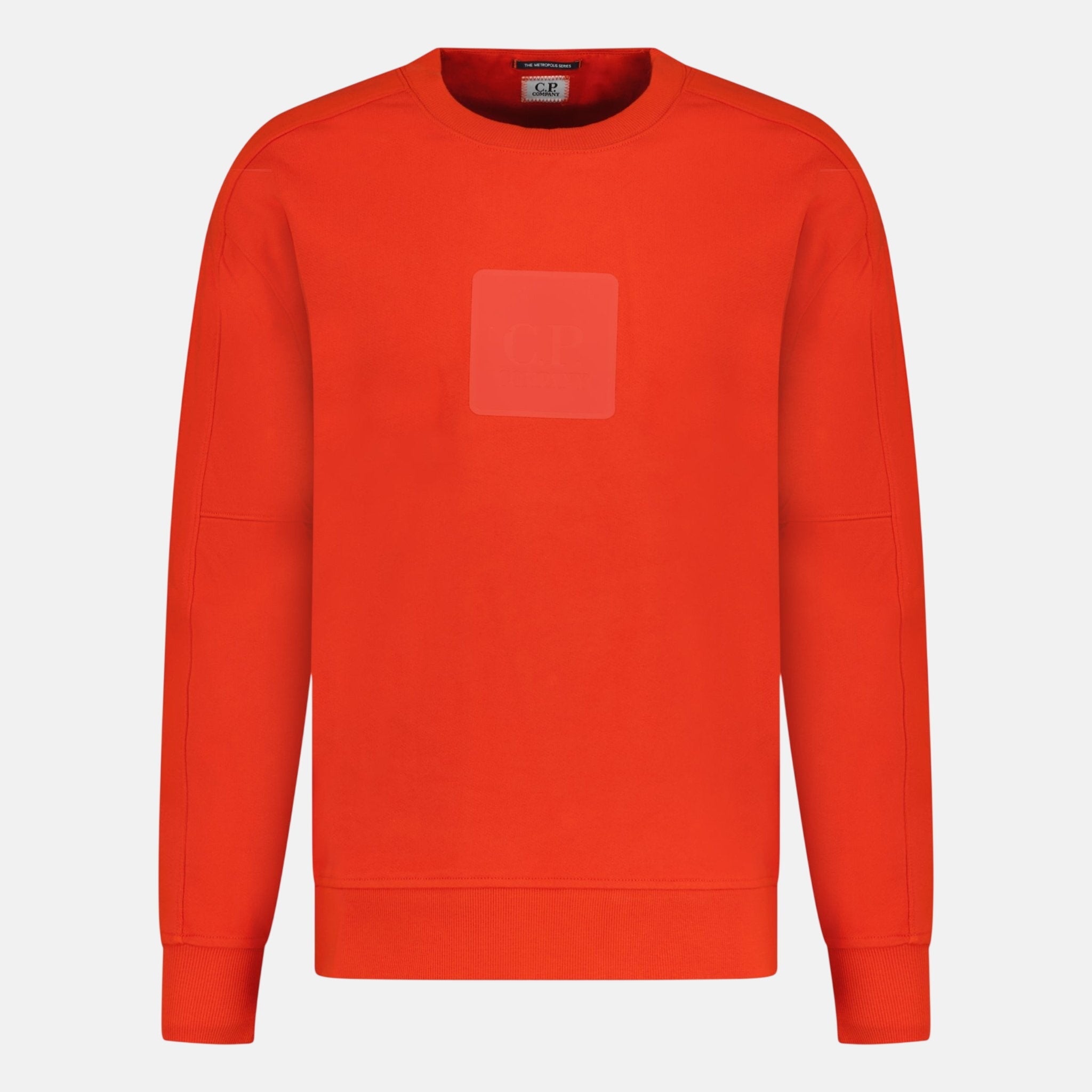 CP Company Chest Patch Logo Sweatshirt Red - B40 - northern threads uk
