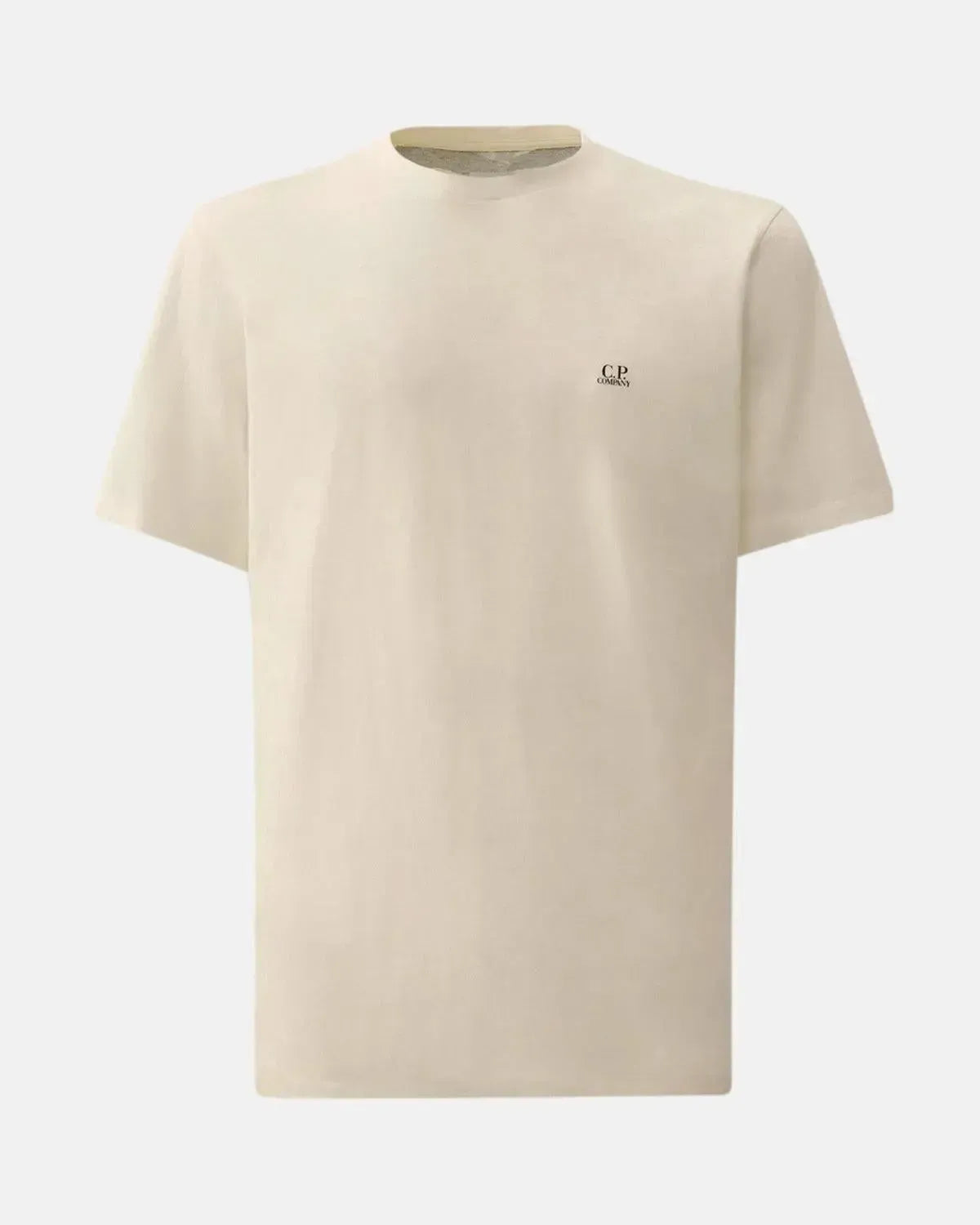 CP COMPANY-CP COMPANY 30/1 JERSEY BACK GOGGLE T-SHIRT GAUZE WHITE-NORTHERN THREADS DESIGNER MENSWEAR