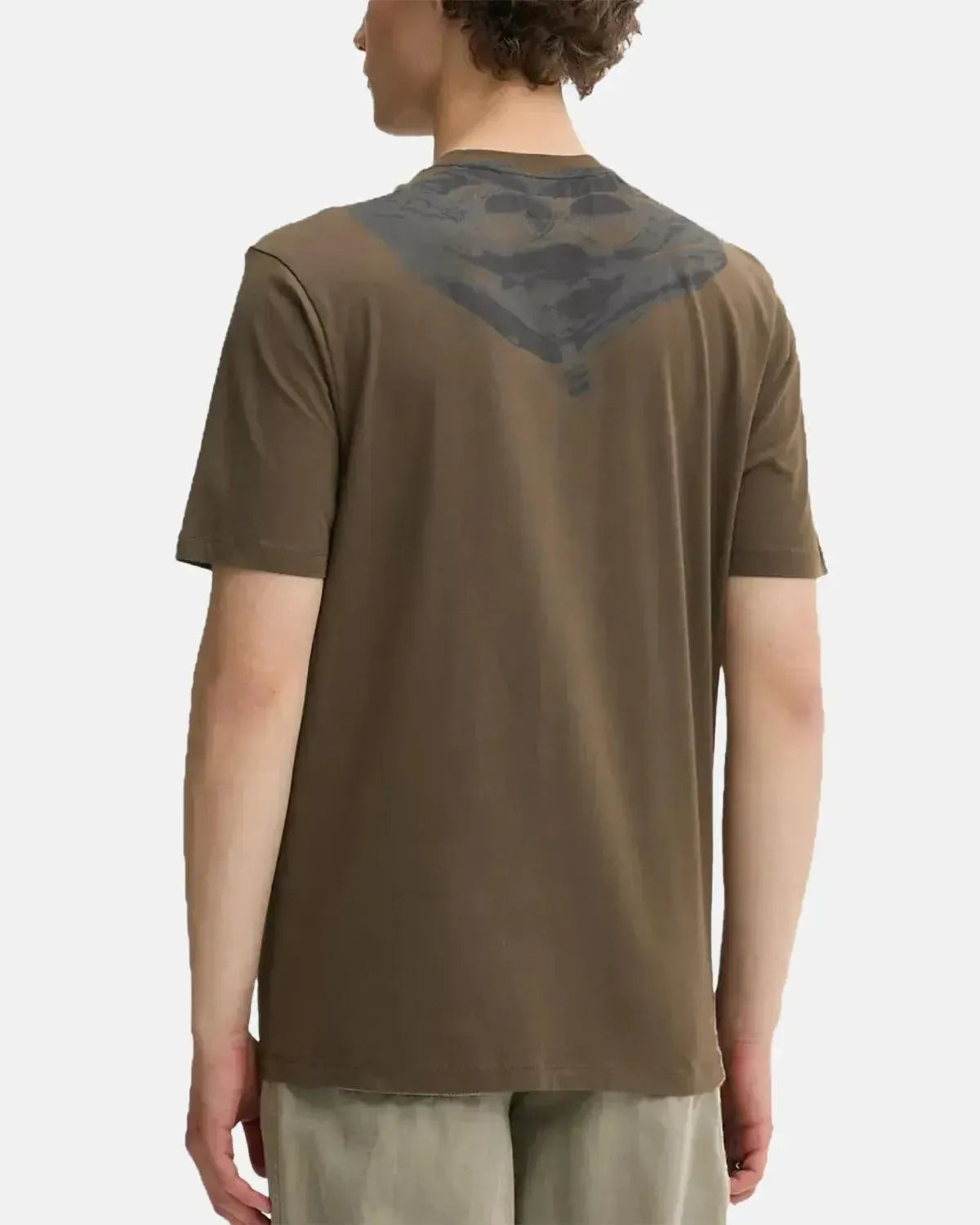 CP COMPANY-CP COMPANY 30/1 JERSEY BACK GOGGLE T-SHIRT IVY GREEN-NORTHERN THREADS DESIGNER MENSWEAR
