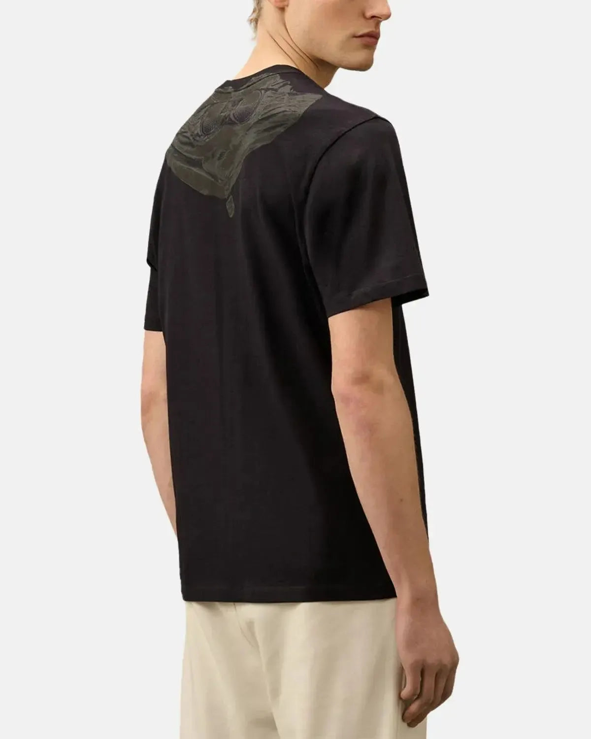 CP COMPANY-CP COMPANY 30/1 JERSEY BACK GOGGLE T-SHIRT TOTAL ECLIPSE-NORTHERN THREADS DESIGNER MENSWEAR