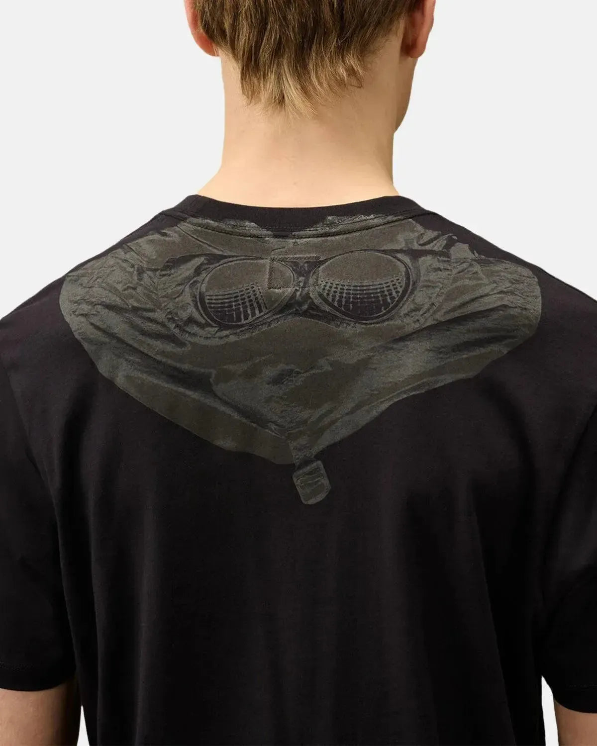 CP COMPANY-CP COMPANY 30/1 JERSEY BACK GOGGLE T-SHIRT TOTAL ECLIPSE-NORTHERN THREADS DESIGNER MENSWEAR