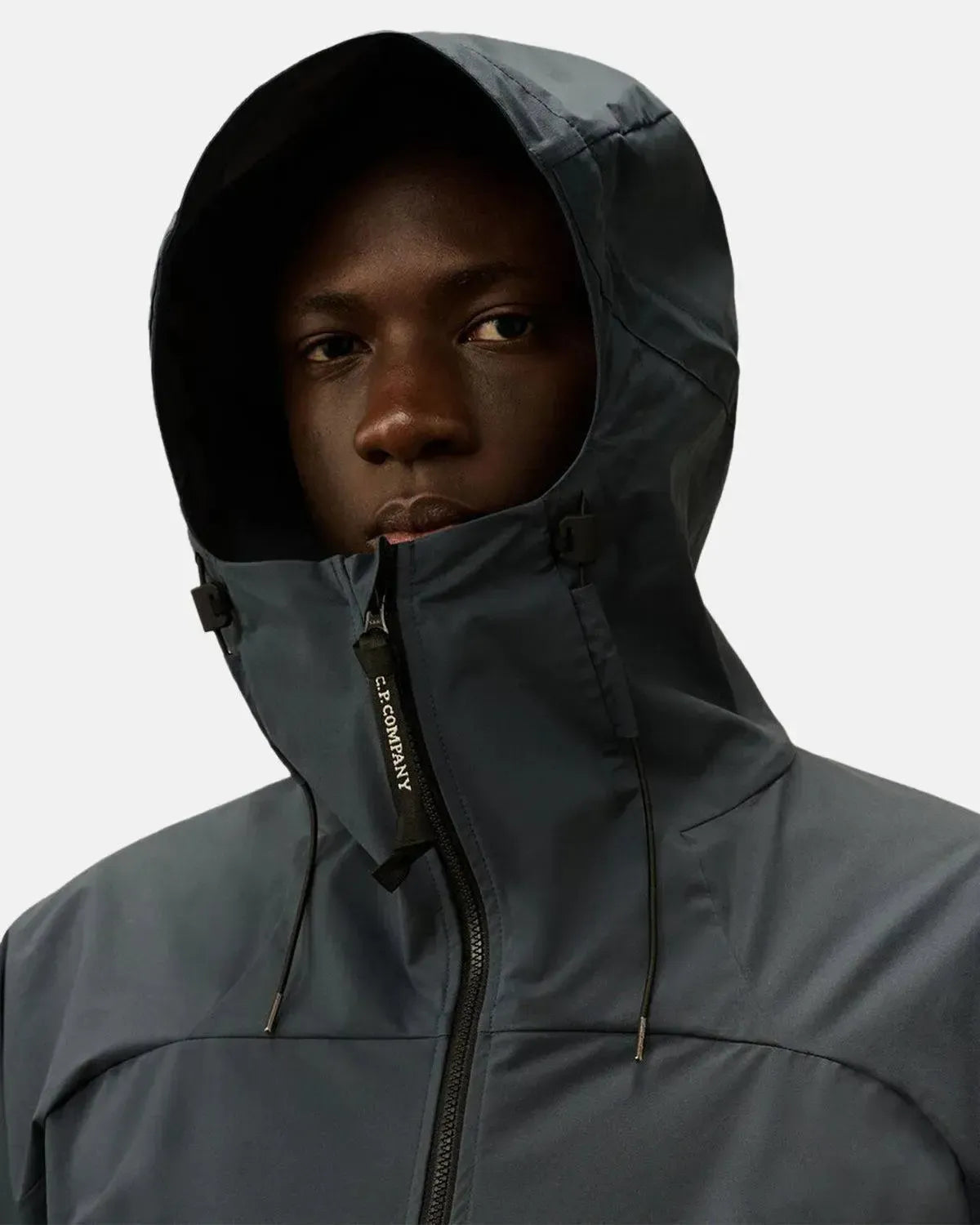 CP COMPANY-CP COMPANY PRO-TEK HOODED JACKET INDIA INK-NORTHERN THREADS DESIGNER MENSWEAR