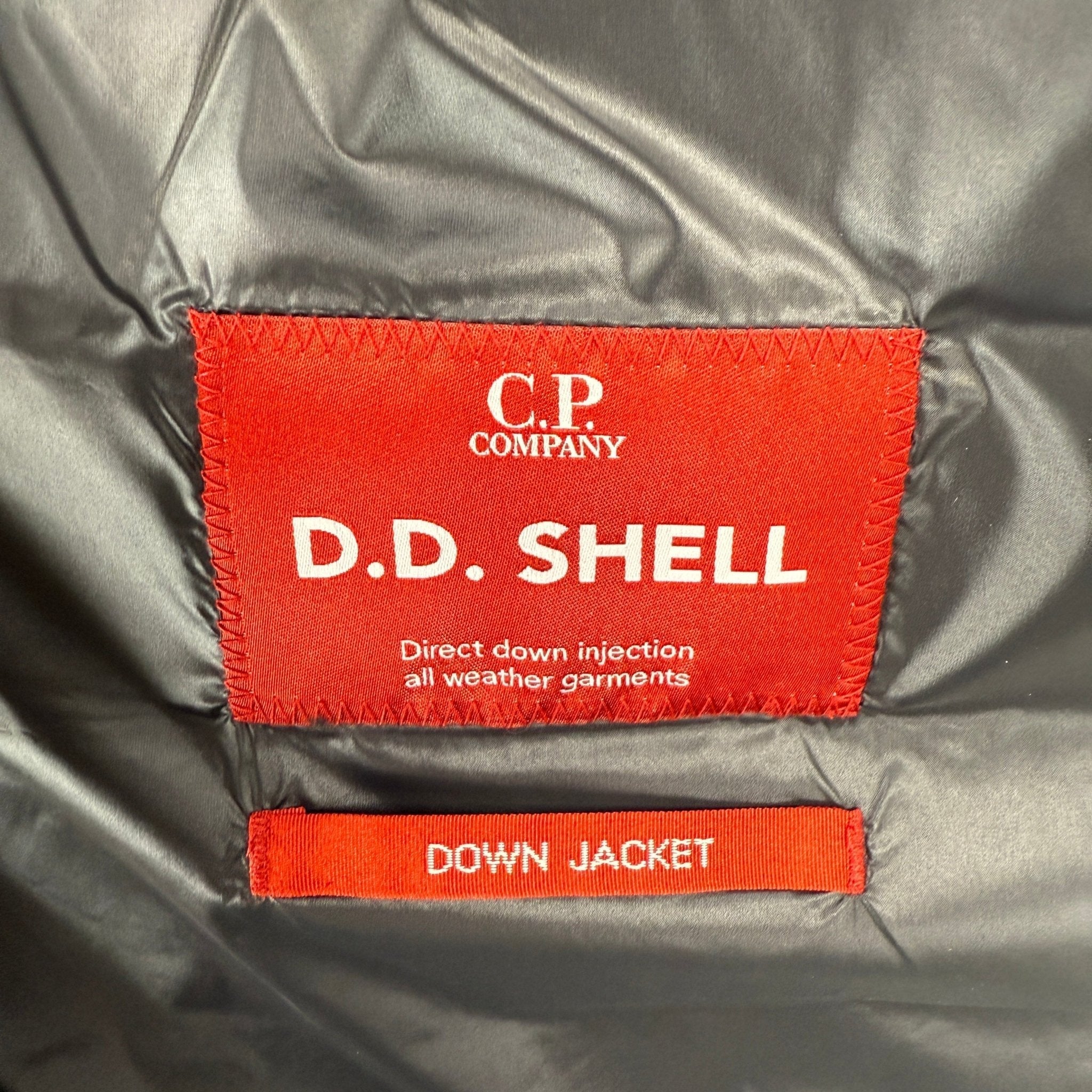 CP Company D.D. Padded Goggle Down Jacket Black - northern threads