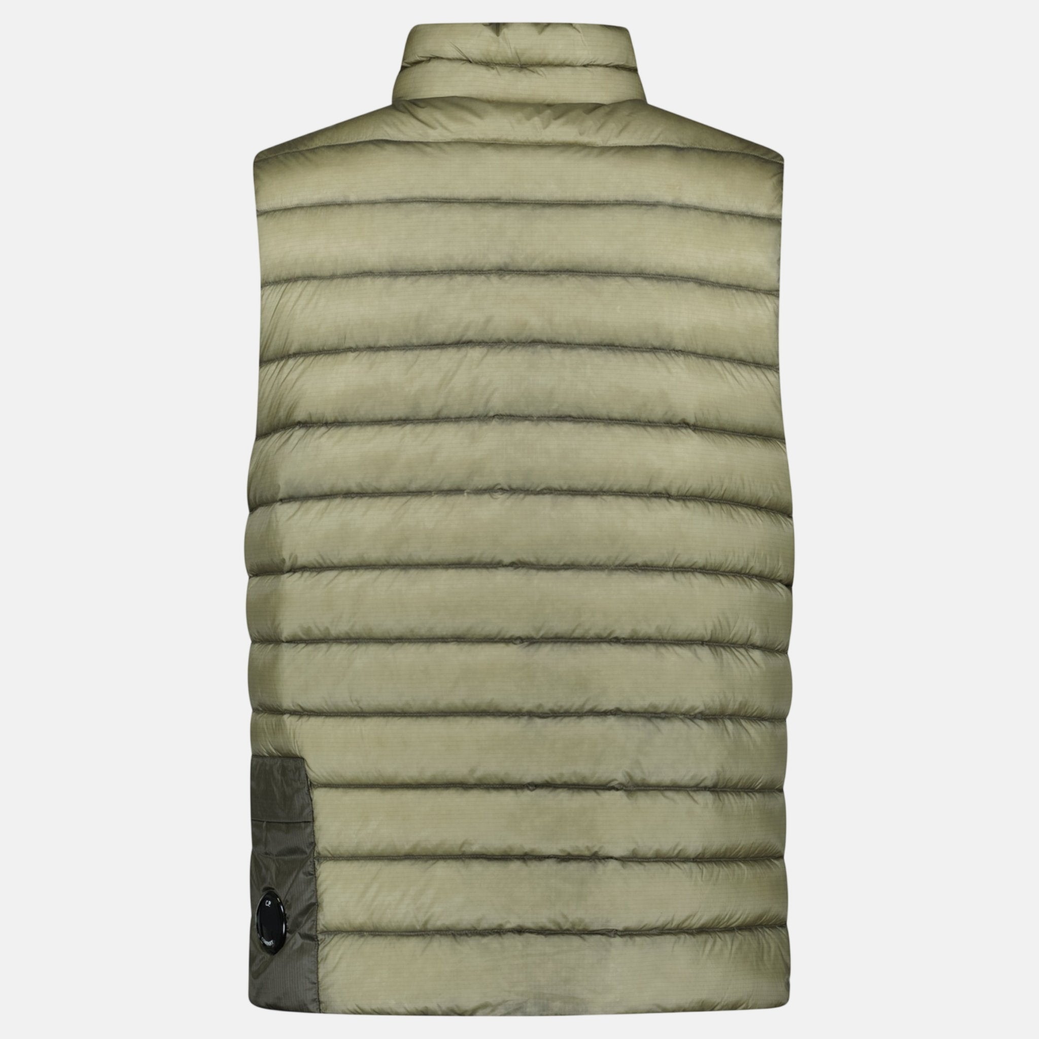 CP Company D.D. Shell Lightweight Lens Gilet Fallen Rock - sku-57918671225213 - northern threads uk