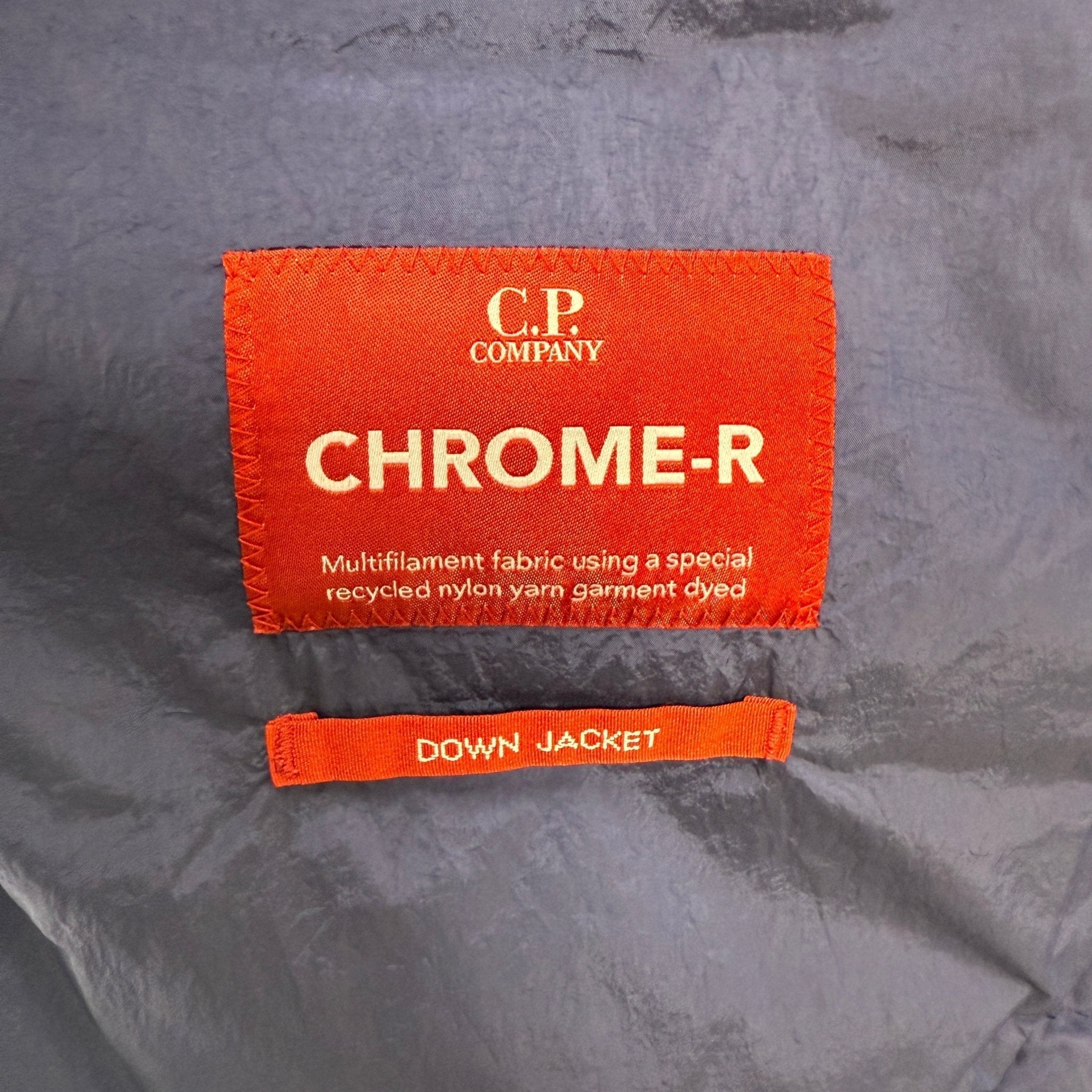 CP Company Eco - Chrome R Goggle Jacket Estate Blue - northern threads