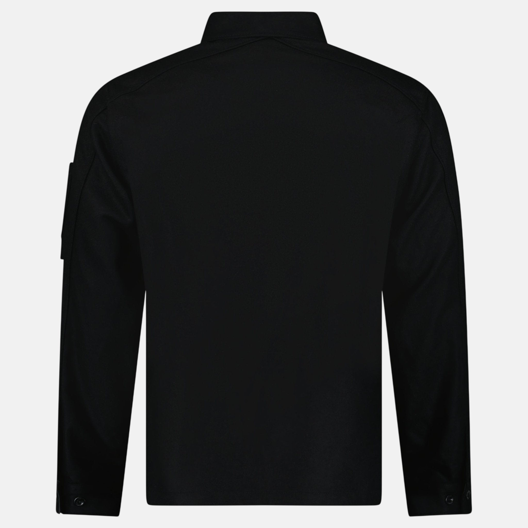 CP Company Felt Lens Overshirt Black - F41 - northern threads uk