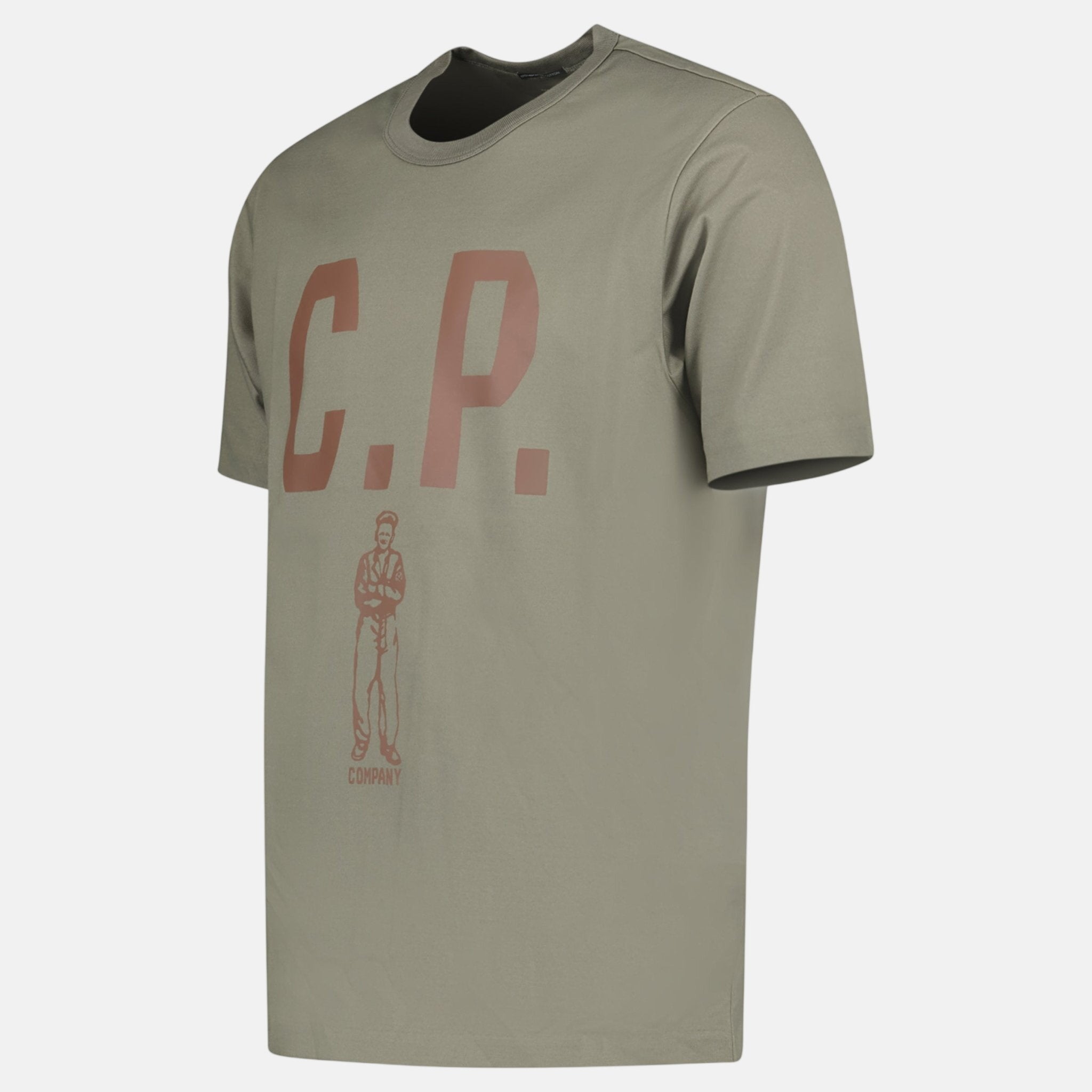 CP Company Mercerized 30/2 Jersey Sailor T-Shirt Fallen Rock - C54 - northern threads uk