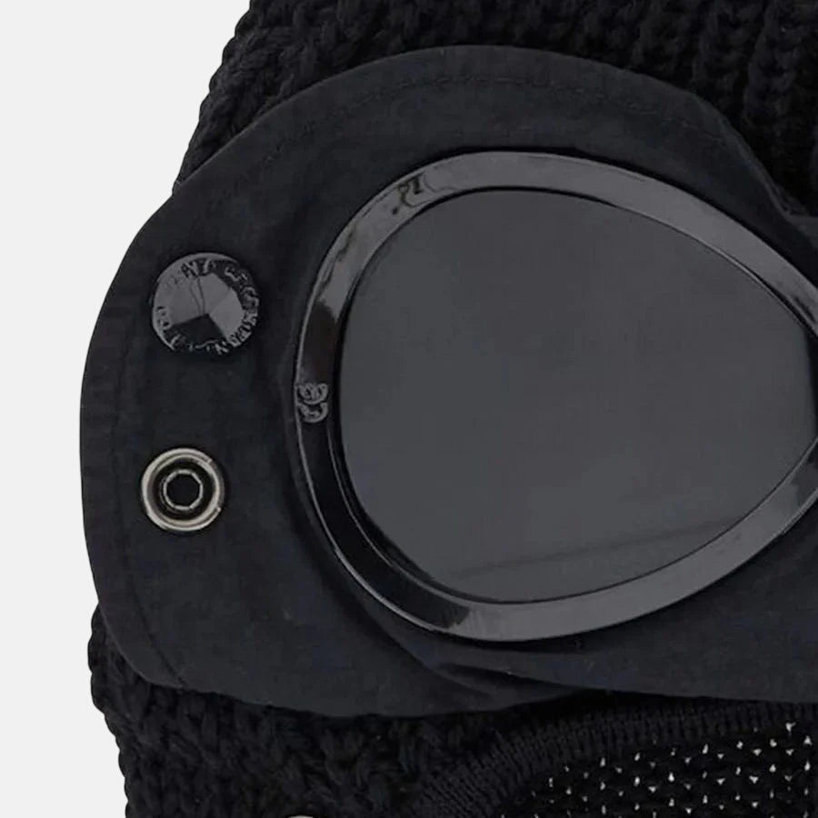 CP Company Merino Wool Goggle Ski Mask Black - G7 - northern threads uk