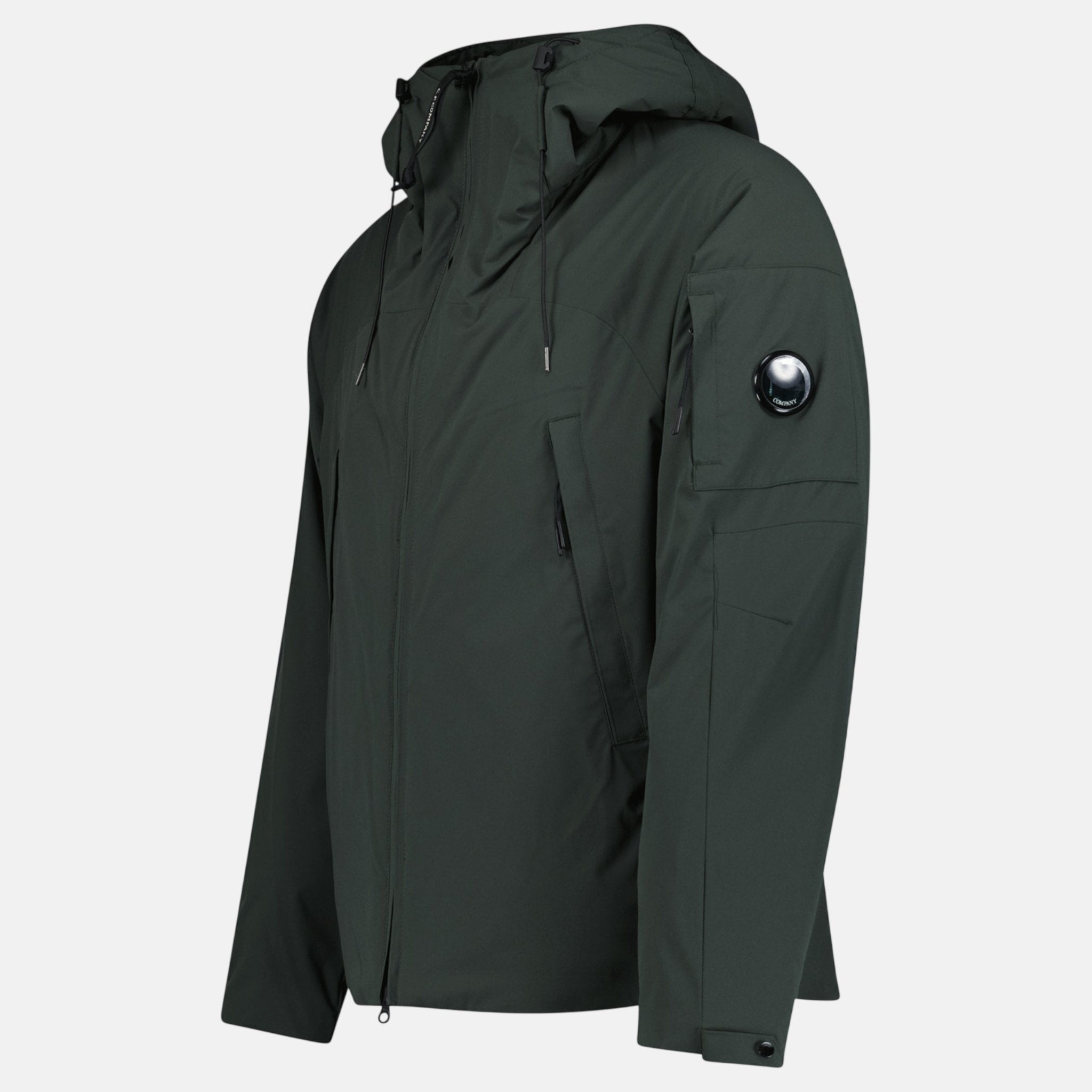 CP Company Pro - Tek Padded Lens Jacket Dark Shadow - Rail 7 U - northern threads uk