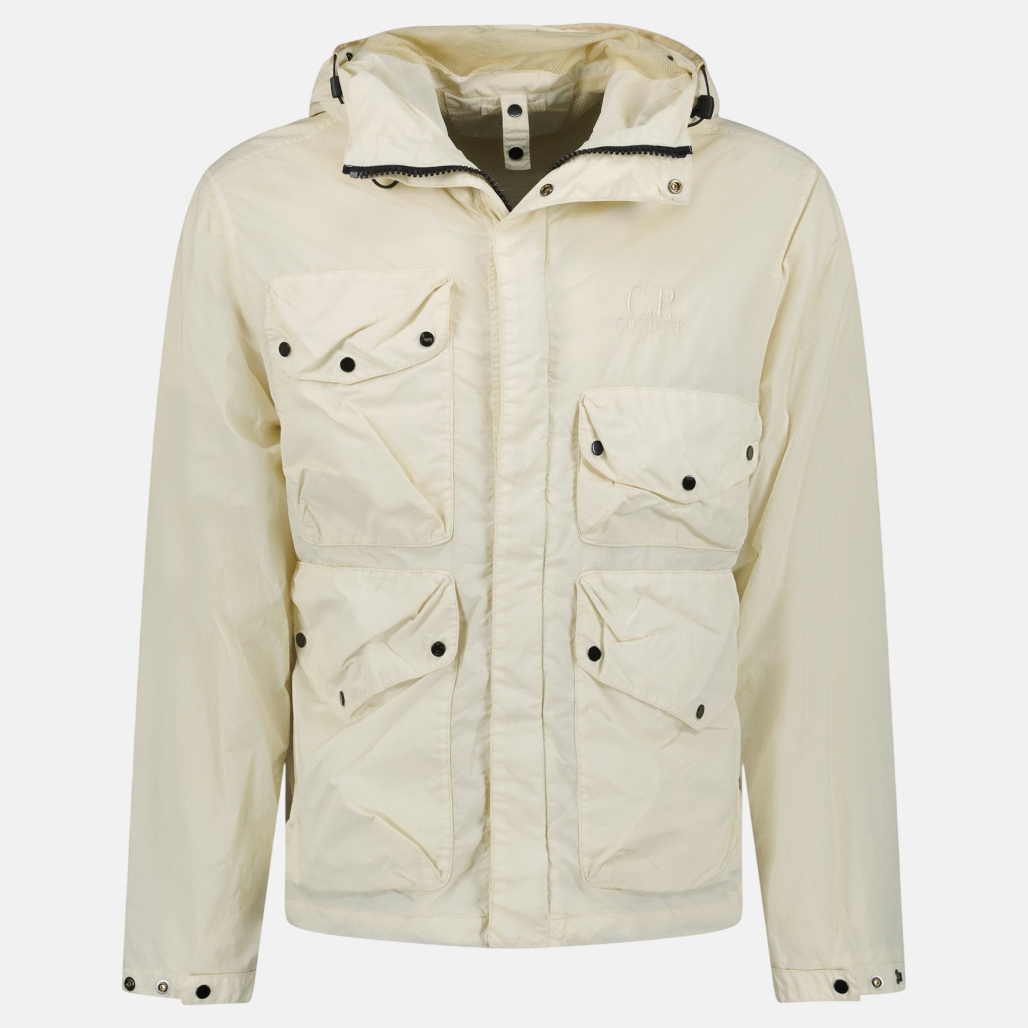 CP Company Shell Flatt Nylon Goggle Jacket Pistachio - A32 - northern threads uk