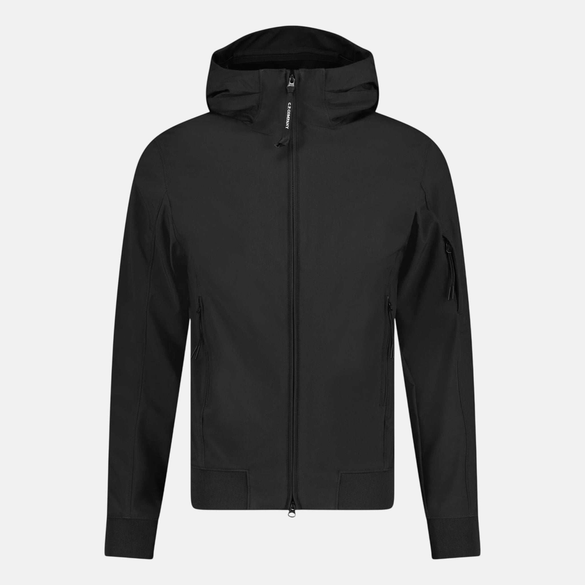 CP Company Softshell Arm Lens Jacket Black - sku-56249328730493 - northern threads uk