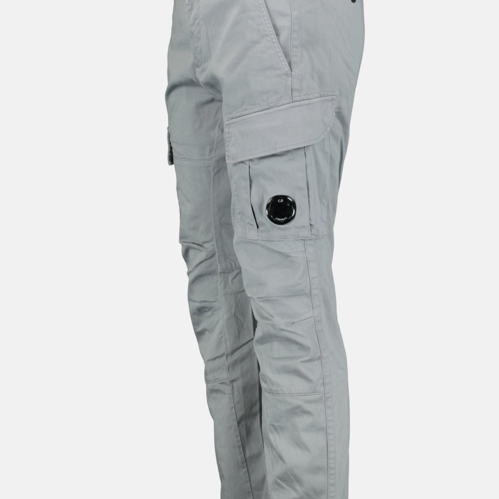 CP Company Stretch Sateen Cargo Pants Grey - northern threads