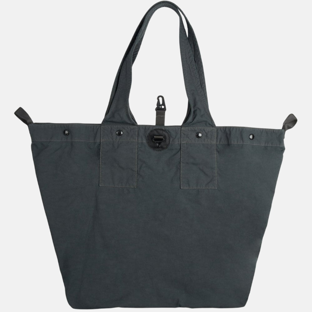 CP Company Twill Left Hand Logo Bag Smoked Pearl - northern threads
