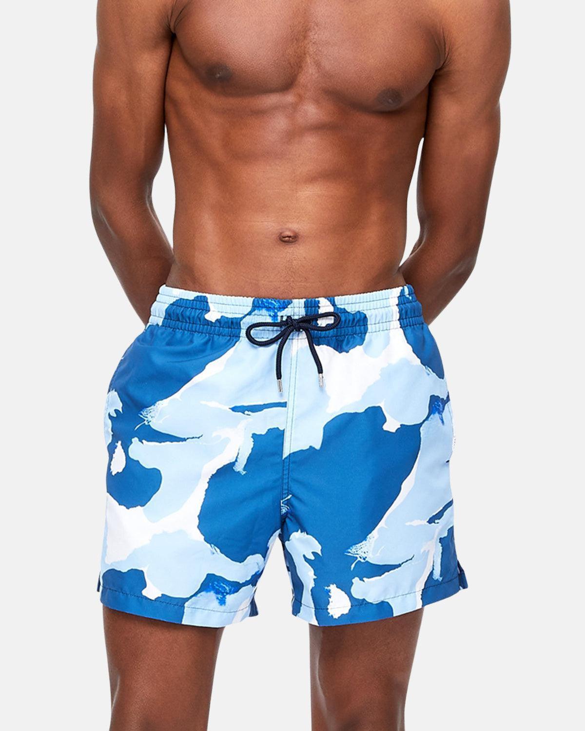 DEREK ROSE MAUI 29 SWIM SHORTS BLUE - northern threads