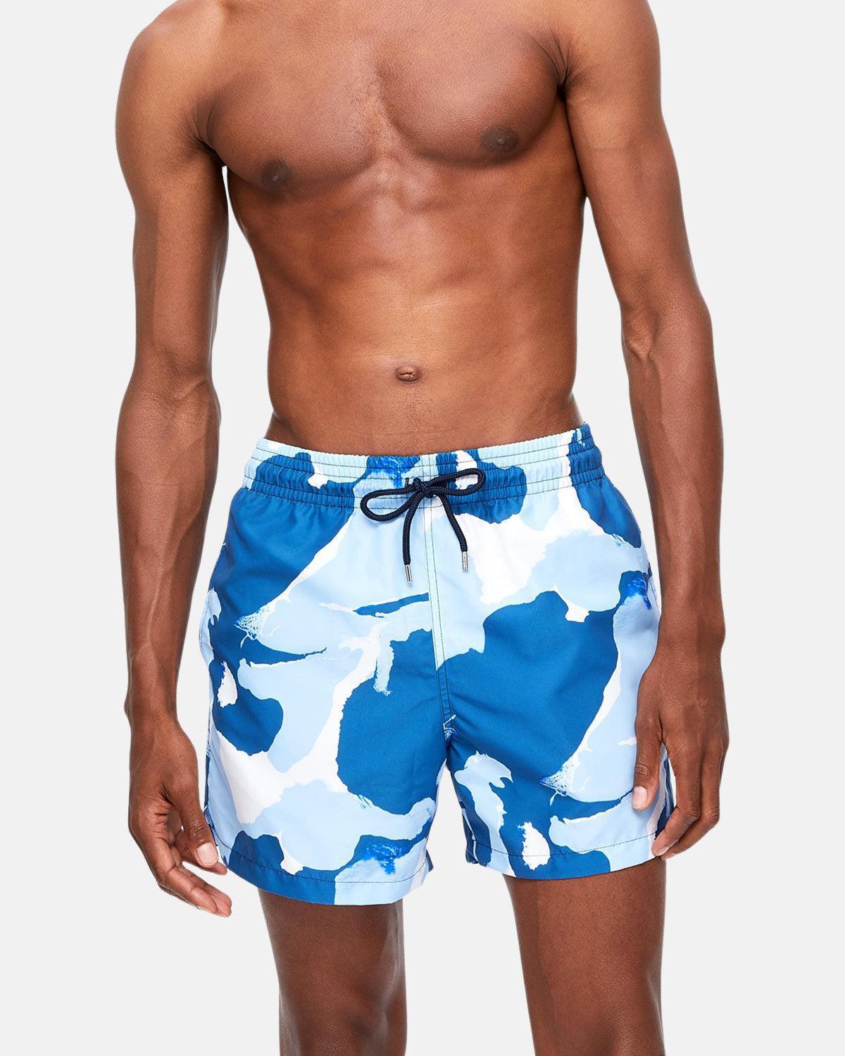 DEREK ROSE MAUI 29 SWIM SHORTS BLUE - northern threads