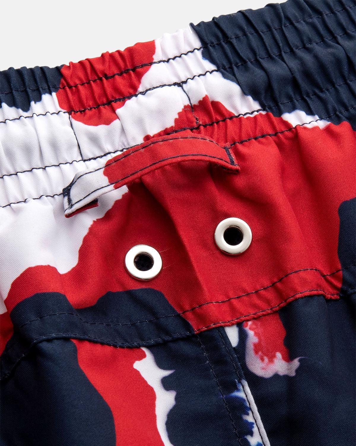 DEREK ROSE MAUI 29 SWIM SHORTS RED - northern threads