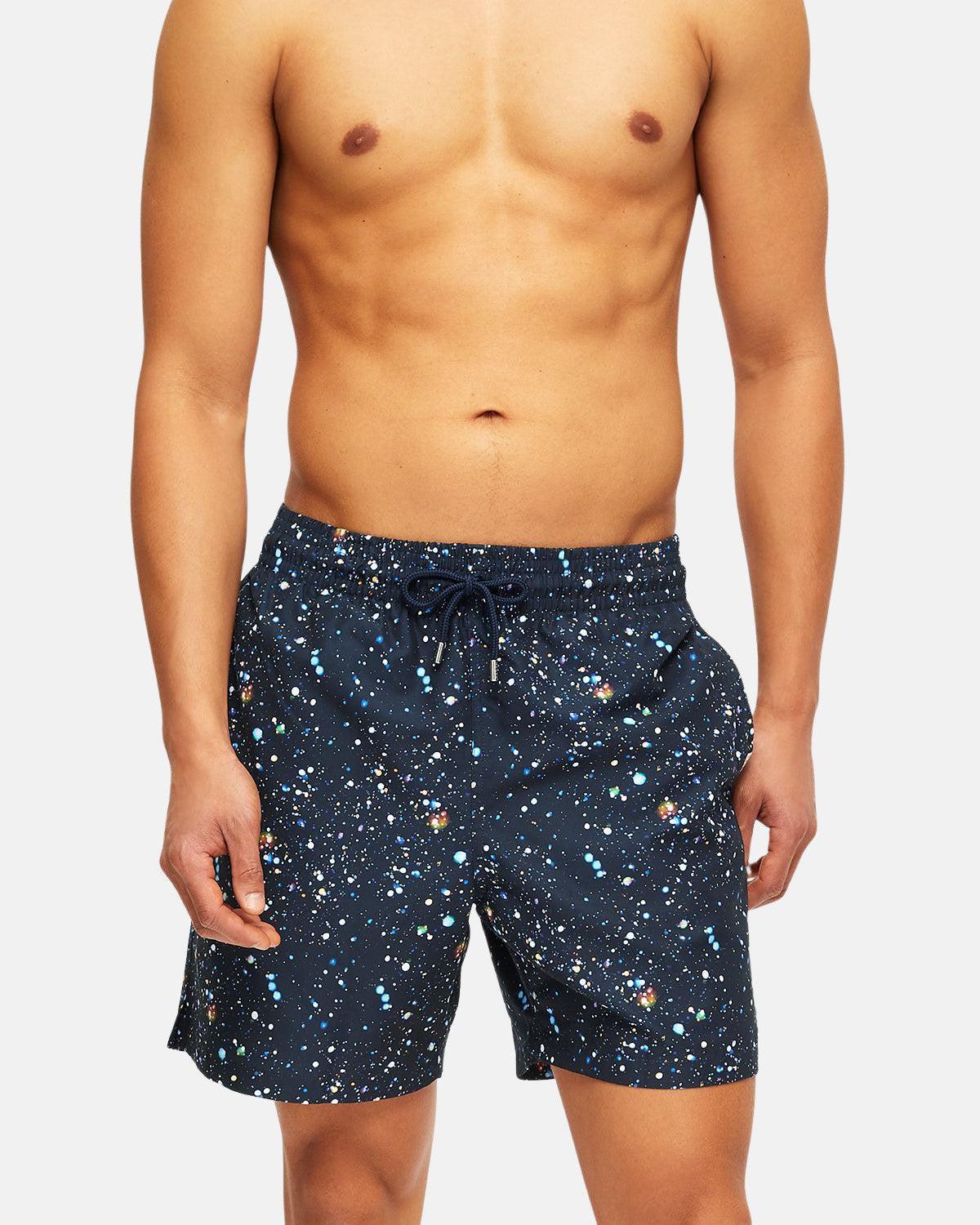 DEREK ROSE MAUI 36 SWIM SHORTS NAVY - northern threads