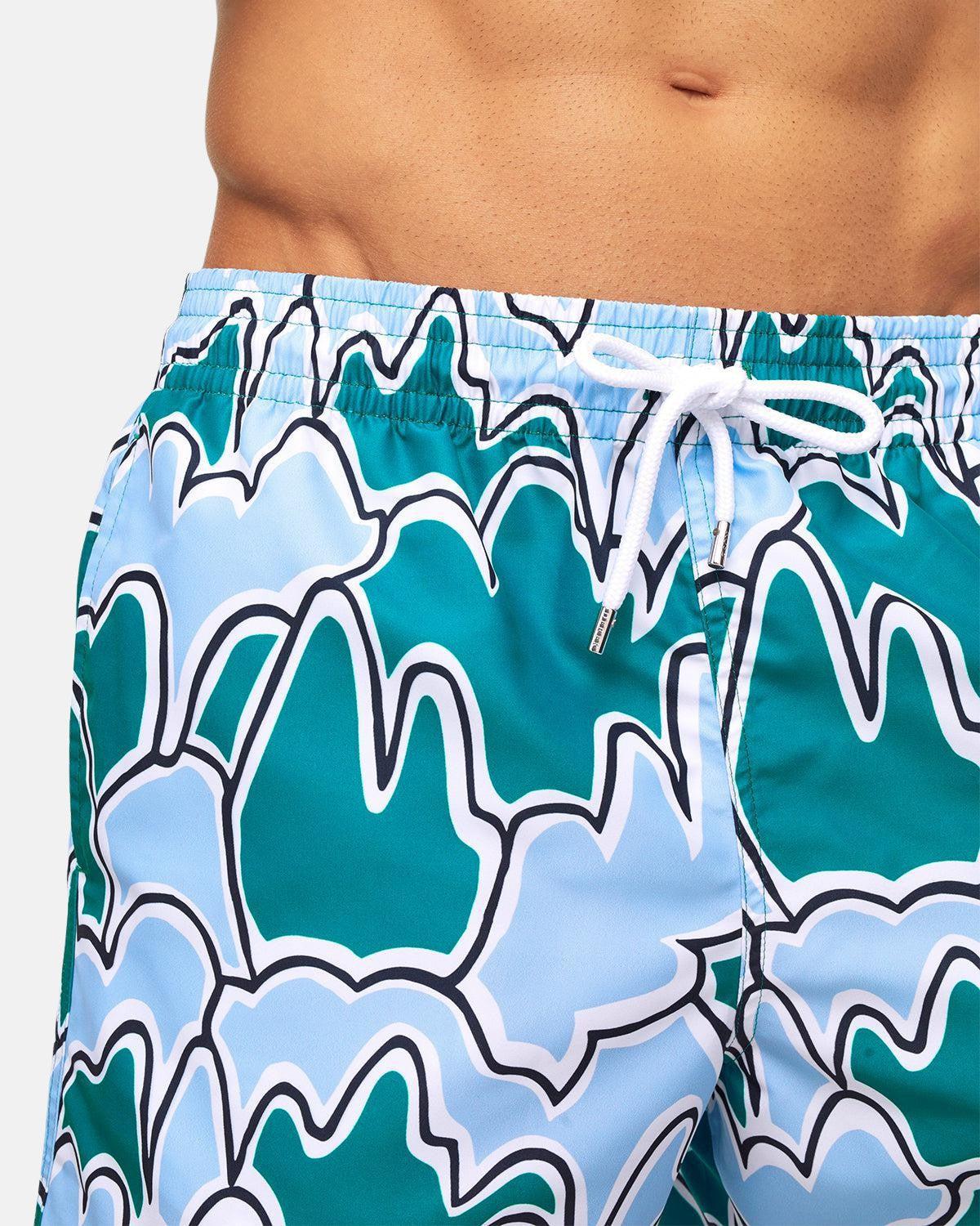 DEREK ROSE MAUI 45 SWIM SHORTS MULTI - northern threads