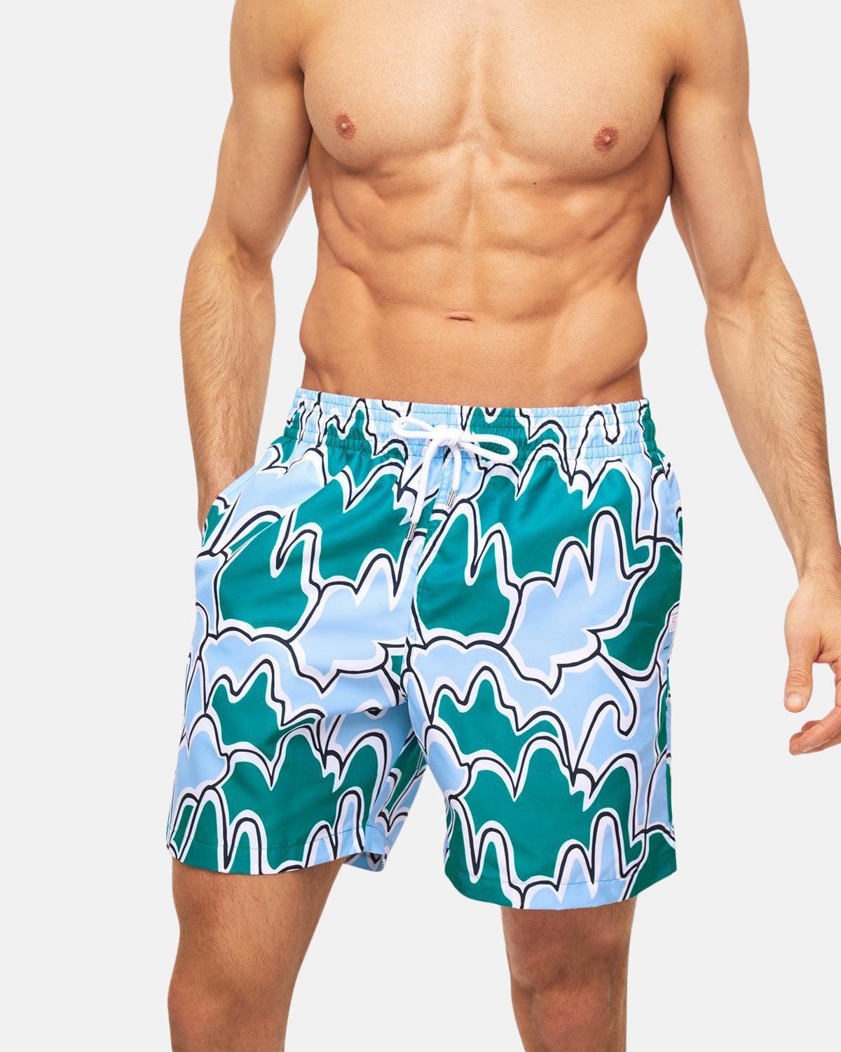 DEREK ROSE MAUI 45 SWIM SHORTS MULTI - northern threads