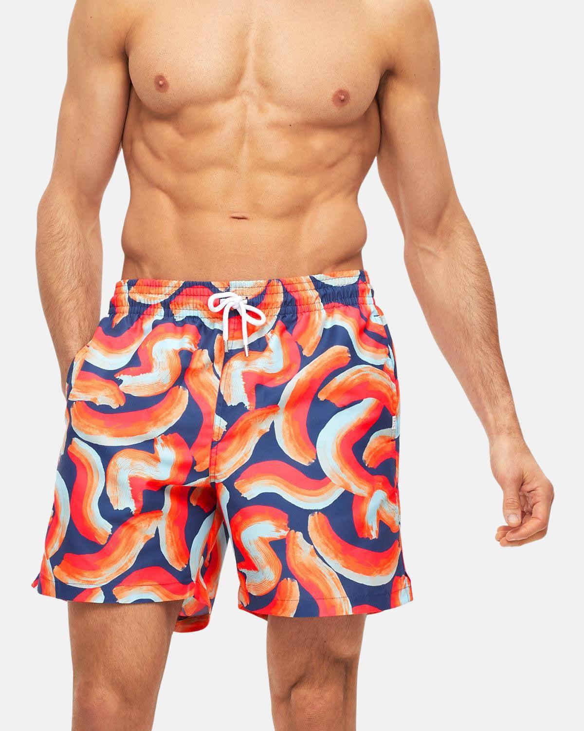 DEREK ROSE MAUI 46 SWIM SHORTS MULTI - northern threads
