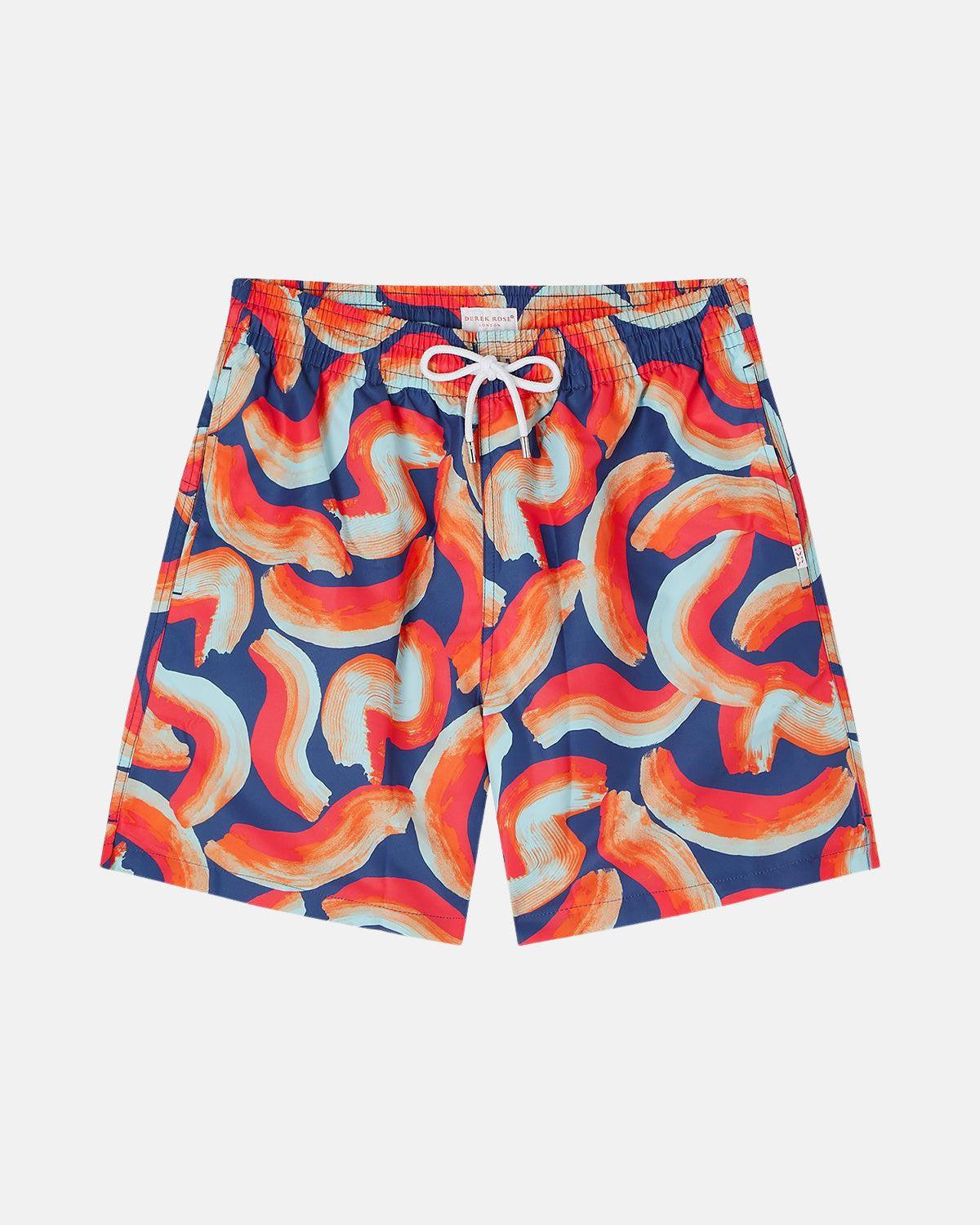 DEREK ROSE MAUI 46 SWIM SHORTS MULTI - DEREK-ROSE-9761-MAUI046MUL-S - northern threads uk