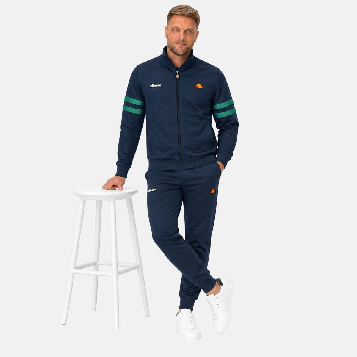 Ellesse Bertoni Track Pant Joggers Navy | Northern Threads Designer Menswear