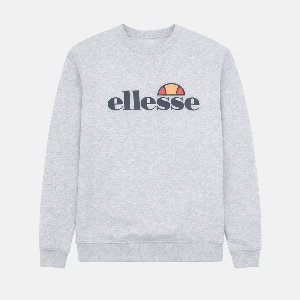 Ellesse Corvaro Sweatshirt Light Grey Marl | Northern Threads Designer Menswear
