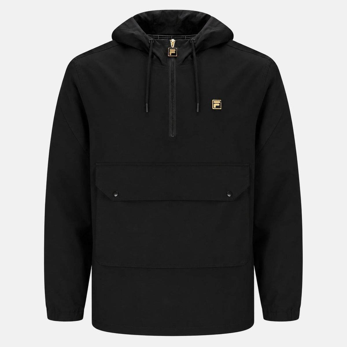 Fila Duran Over the Head Anorak Jacket Black | Northern Threads Designer Menswear