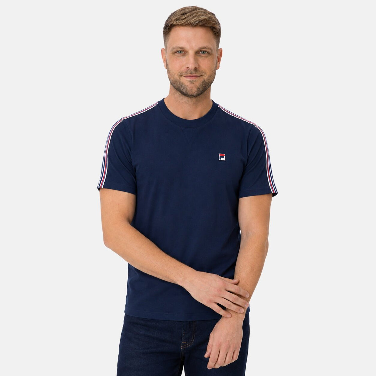 Fila Nicolas T-Shirt Fila Navy | Northern Threads Designer Menswear