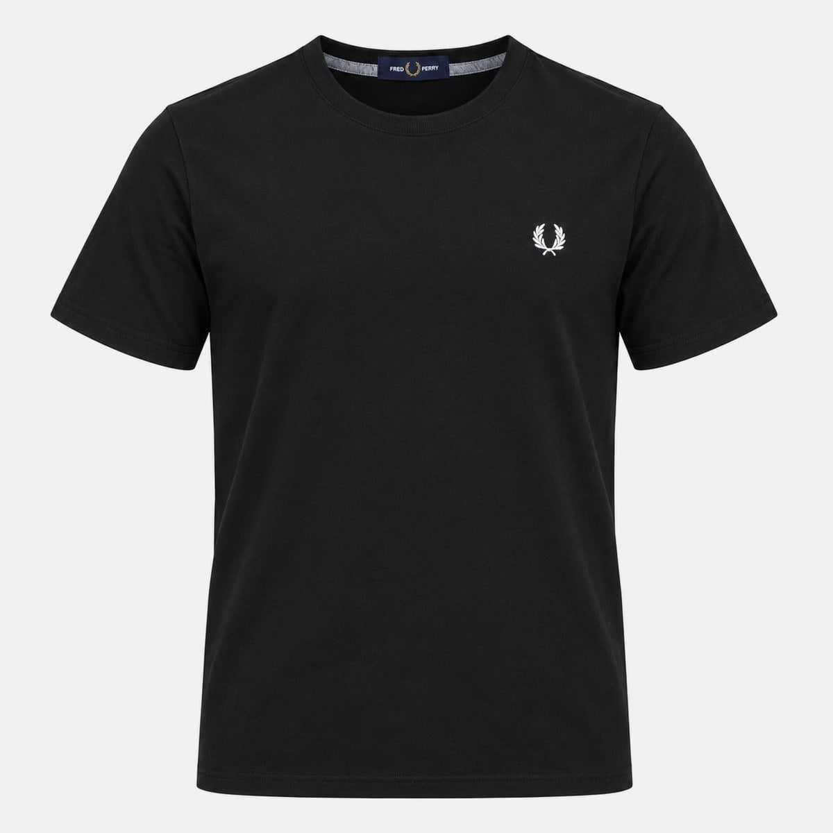 Fred Perry Crew Neck T-Shirt Black | Northern Threads Designer Menswear