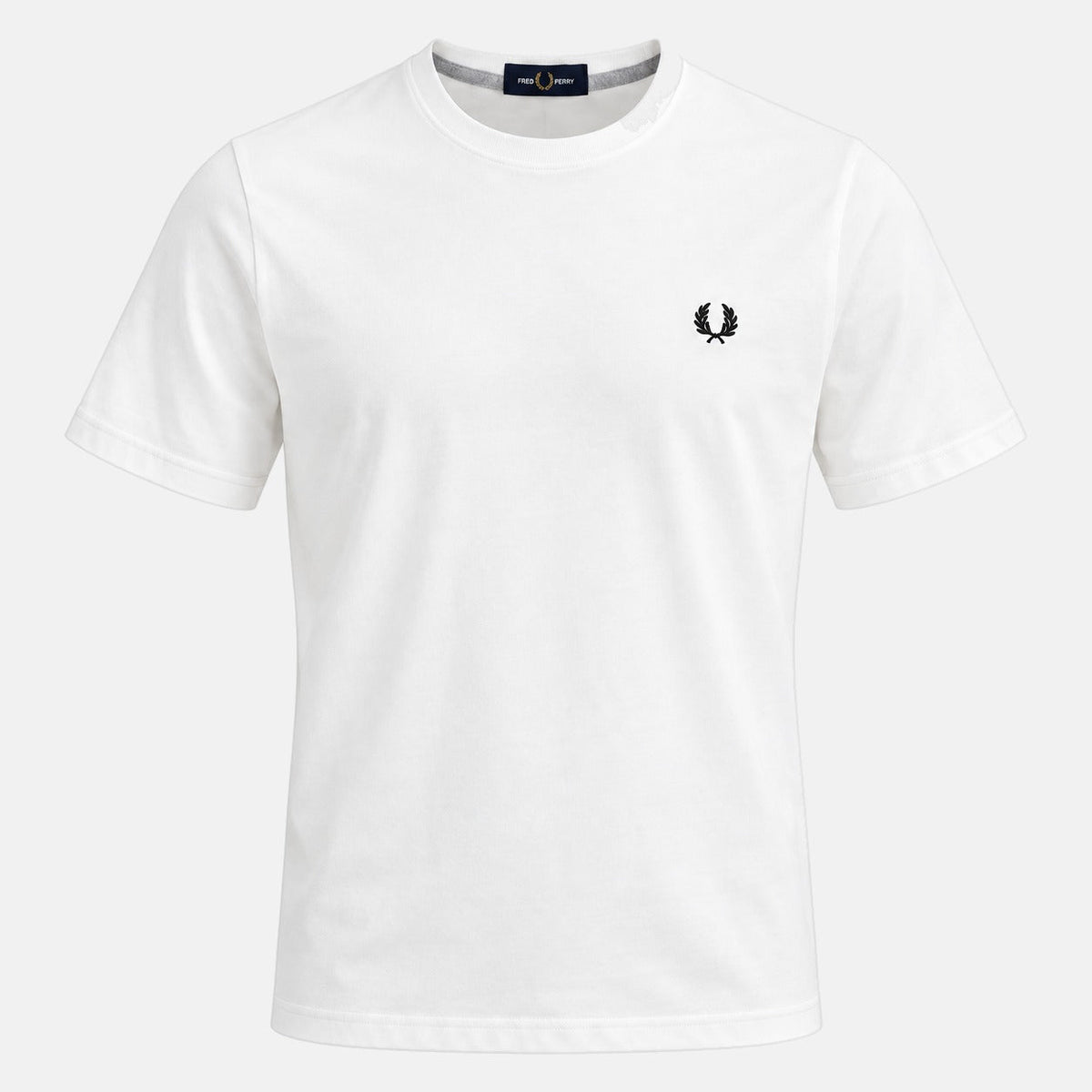 Fred Perry Crew Neck T-Shirt Snow White | Northern Threads Designer Menswear