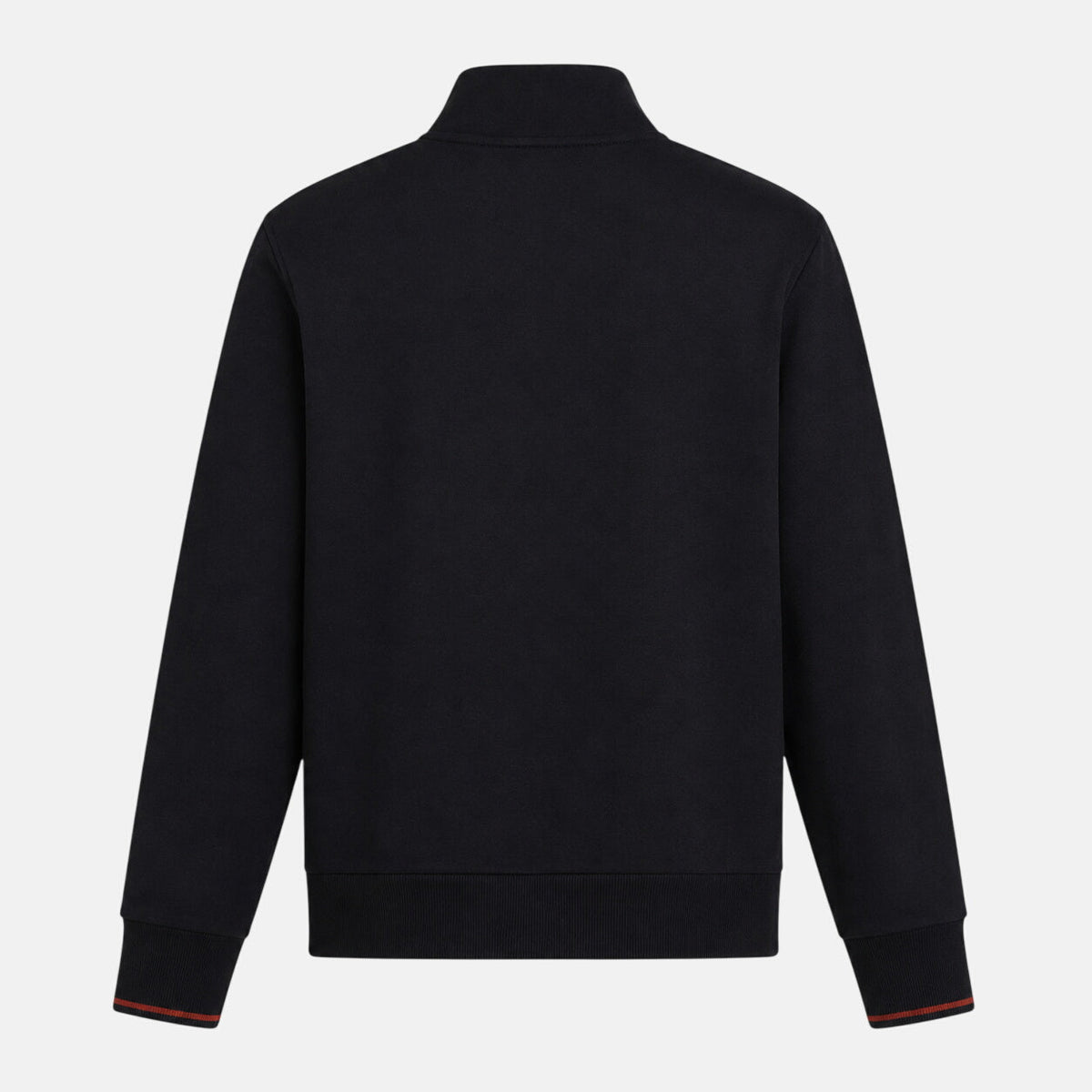 Fred Perry Half Zip Sweatshirt Navy/Brandy/Rich Brown | Northern Threads Designer Menswear