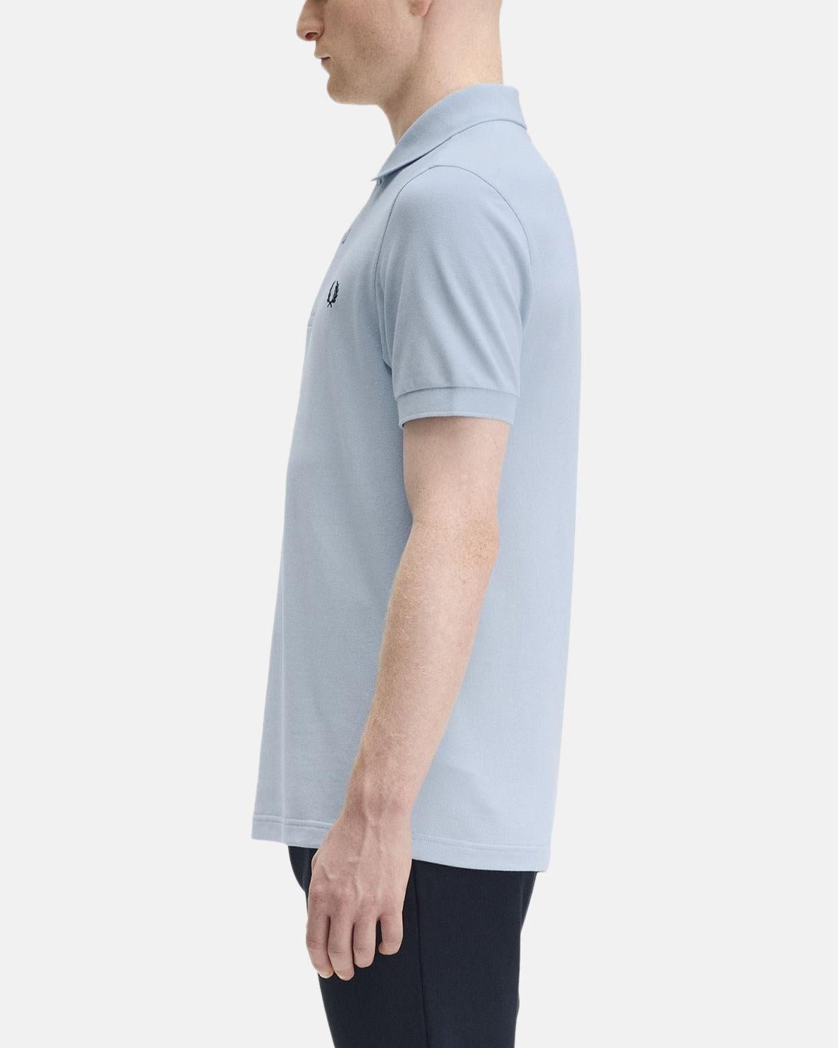 FRED PERRY M6000 POLO SHIRT LIGHT SMOKE NAVY - northern threads