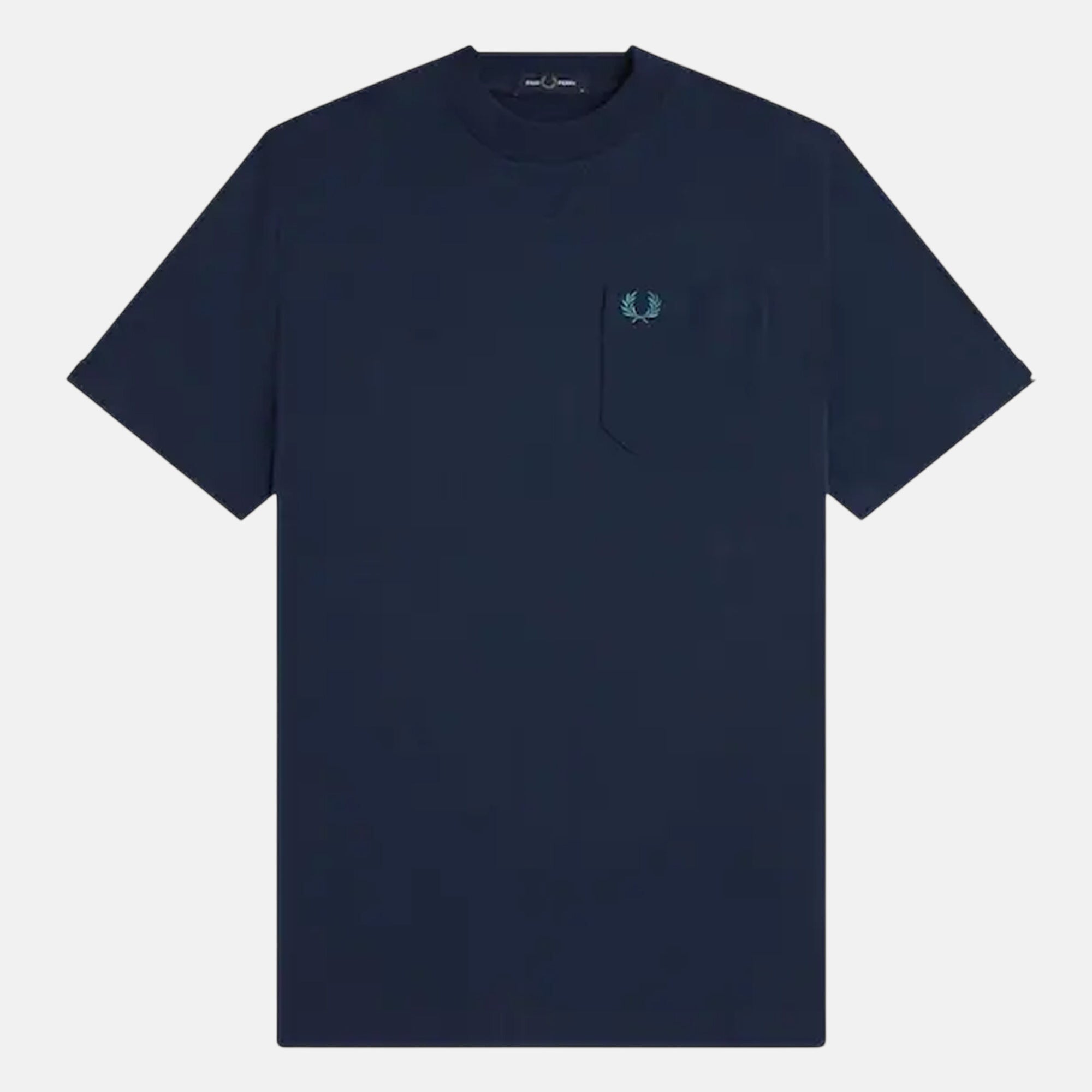 Fred Perry Pocket Detail T-Shirt Navy Tennis Blue - SPR1248-M - northern threads uk