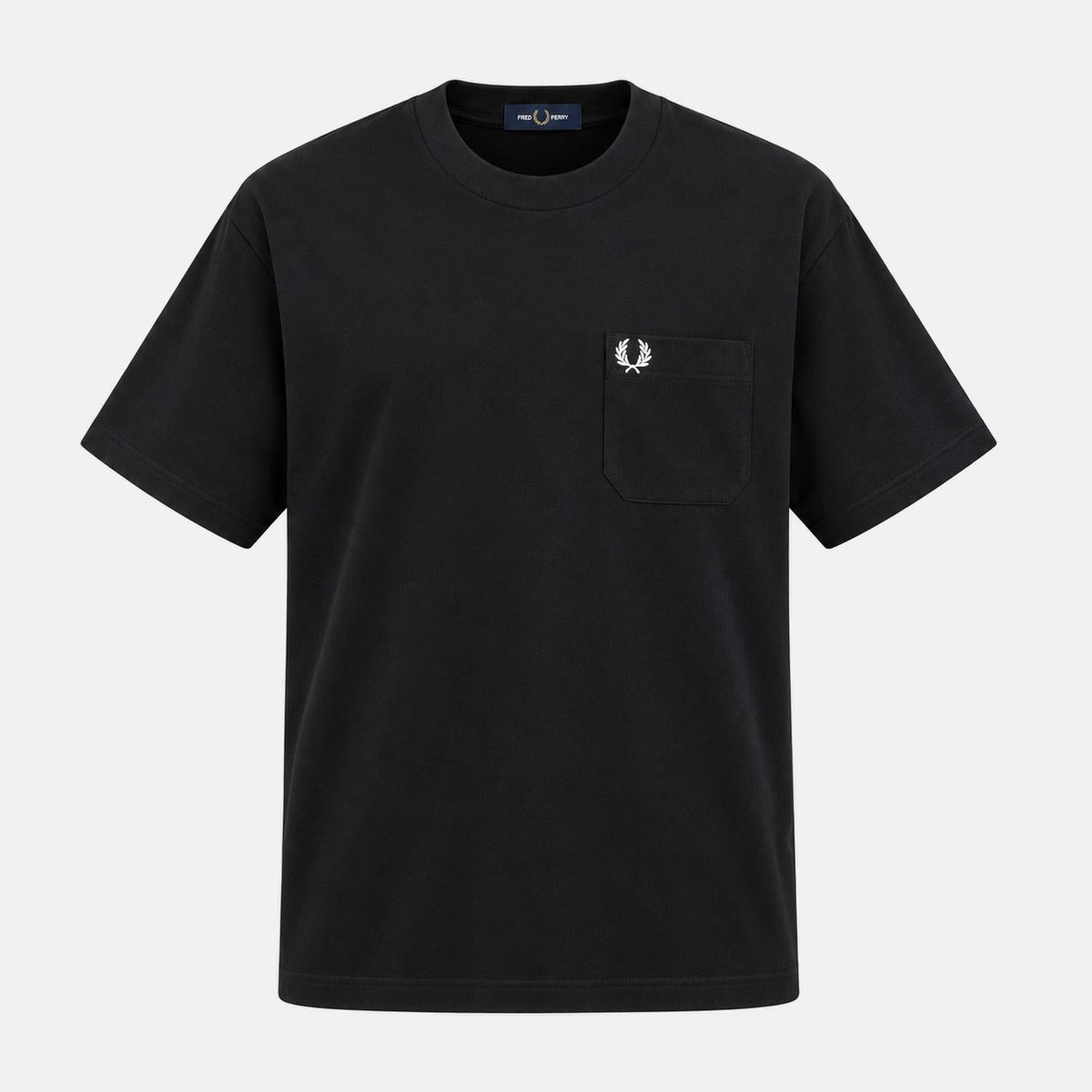 Fred Perry Relaxed Pocket T-Shirt Black | Northern Threads Designer Menswear