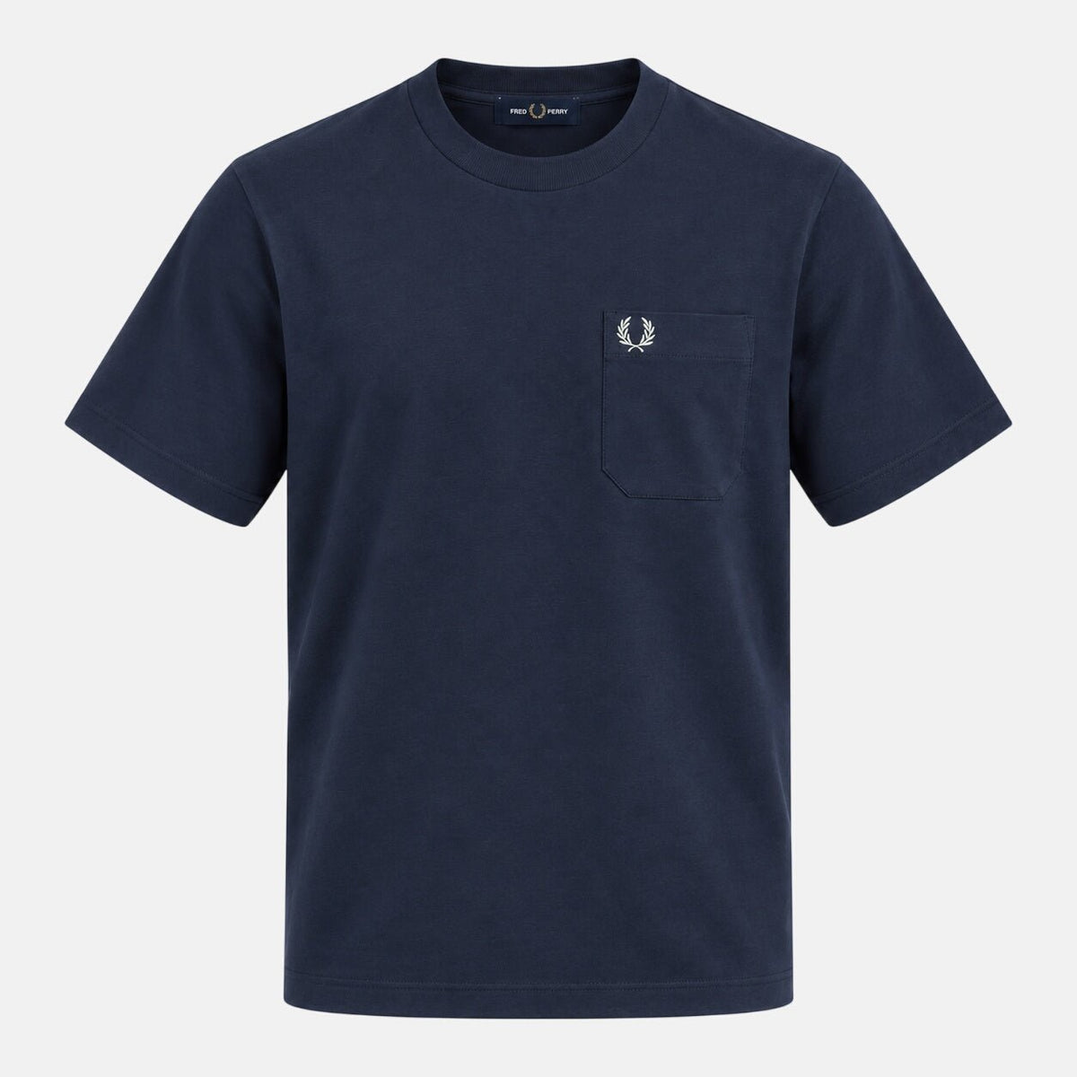 Fred Perry Relaxed Pocket T-Shirt Dark Airforce | Northern Threads Designer Menswear