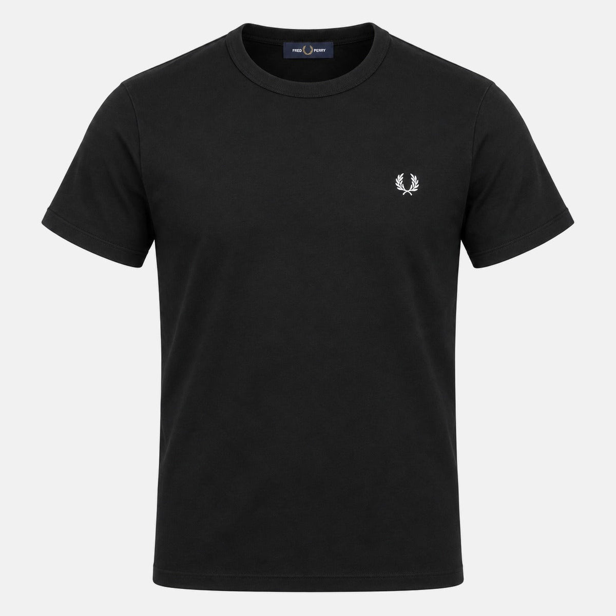 Fred Perry Ringer T-Shirt Black | Northern Threads Designer Menswear