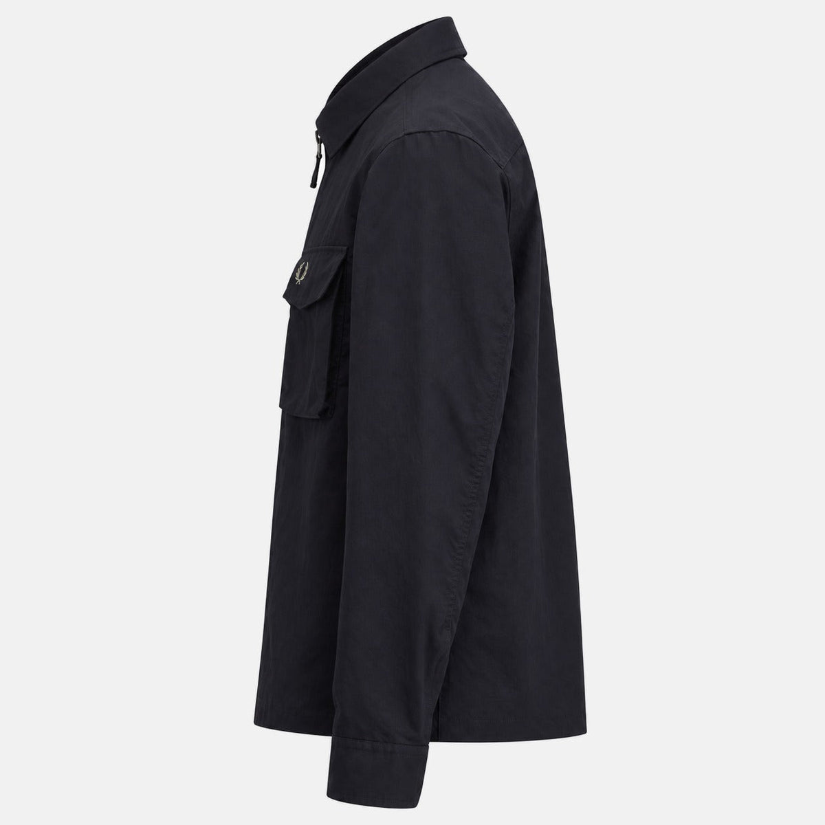 Fred Perry Ripstop Pocket Overshirt Black | Northern Threads Designer Menswear