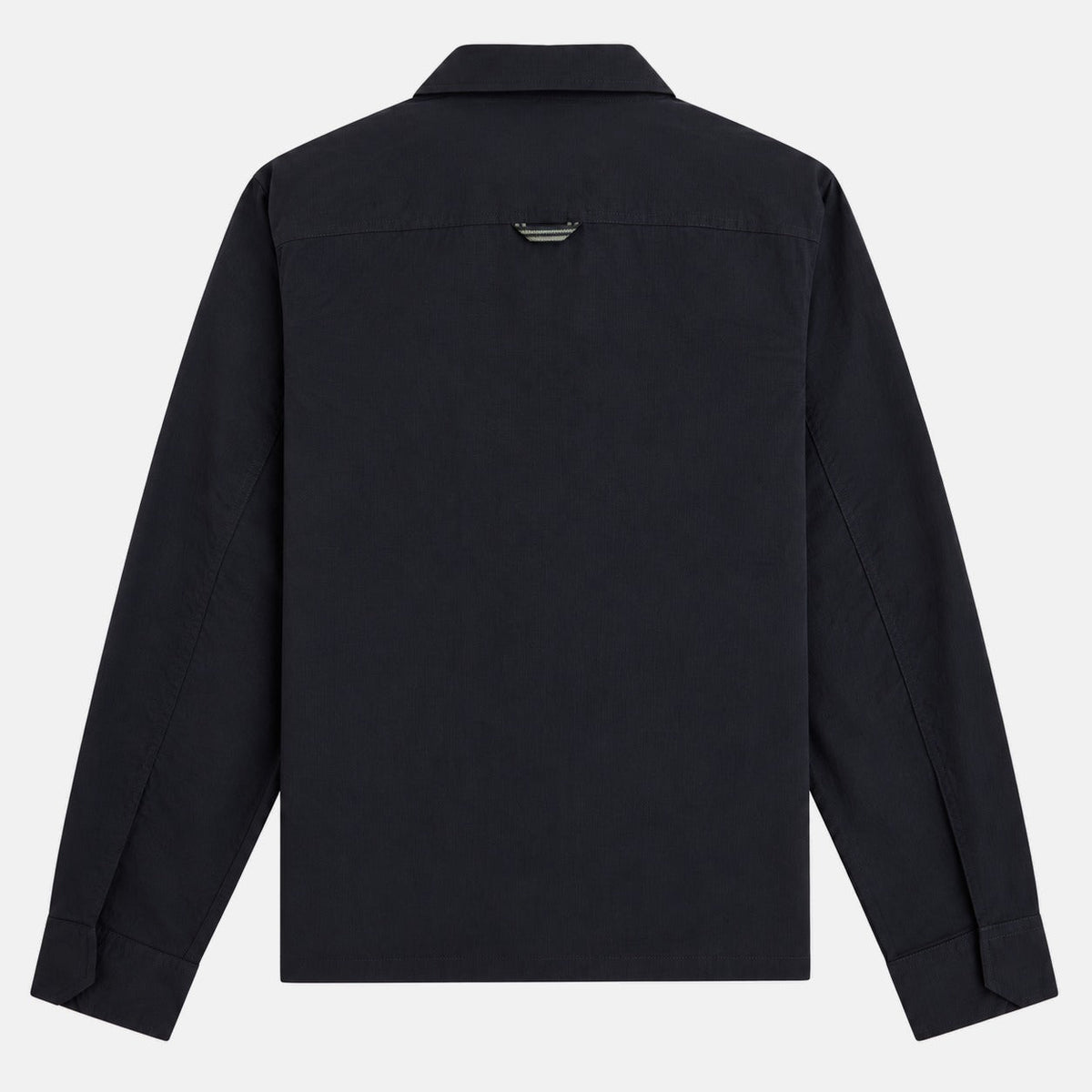 Fred Perry Ripstop Pocket Overshirt Black | Northern Threads Designer Menswear