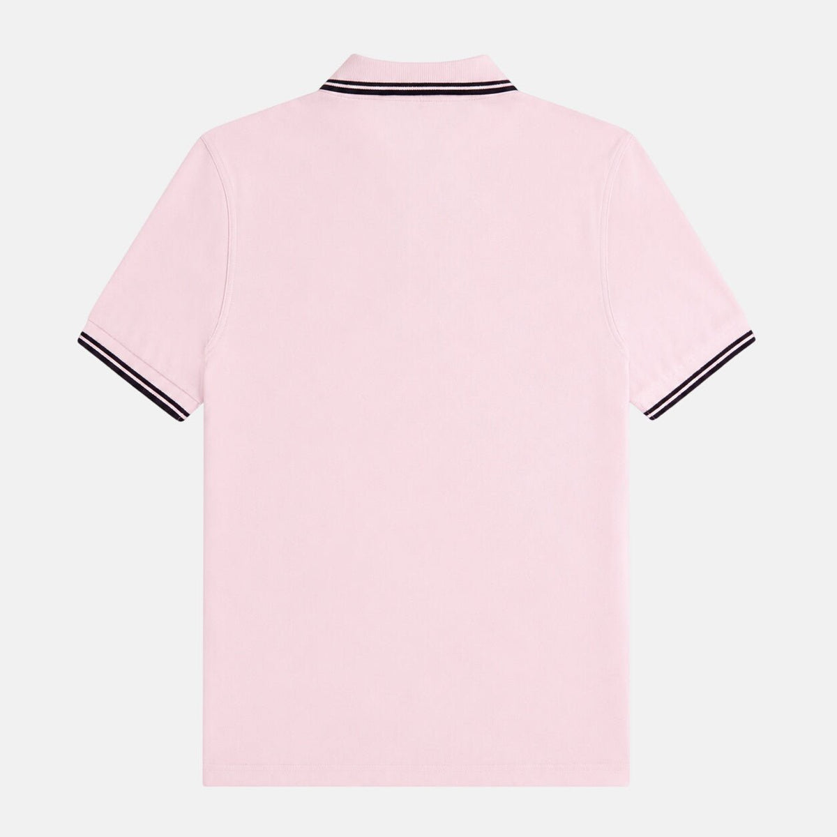Fred Perry Twin Tipped Polo Shirt Iced Pink/Navy/Navy | Northern Threads Designer Menswear
