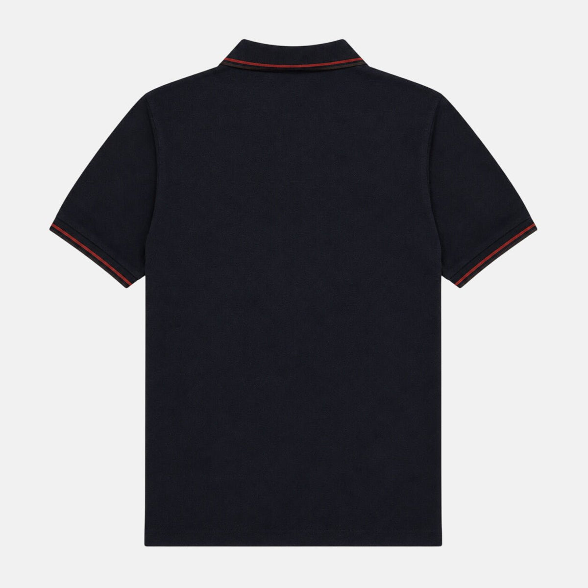 Fred Perry Twin Tipped Polo Shirt Navy/Brandy/Rich Brown | Northern Threads Designer Menswear