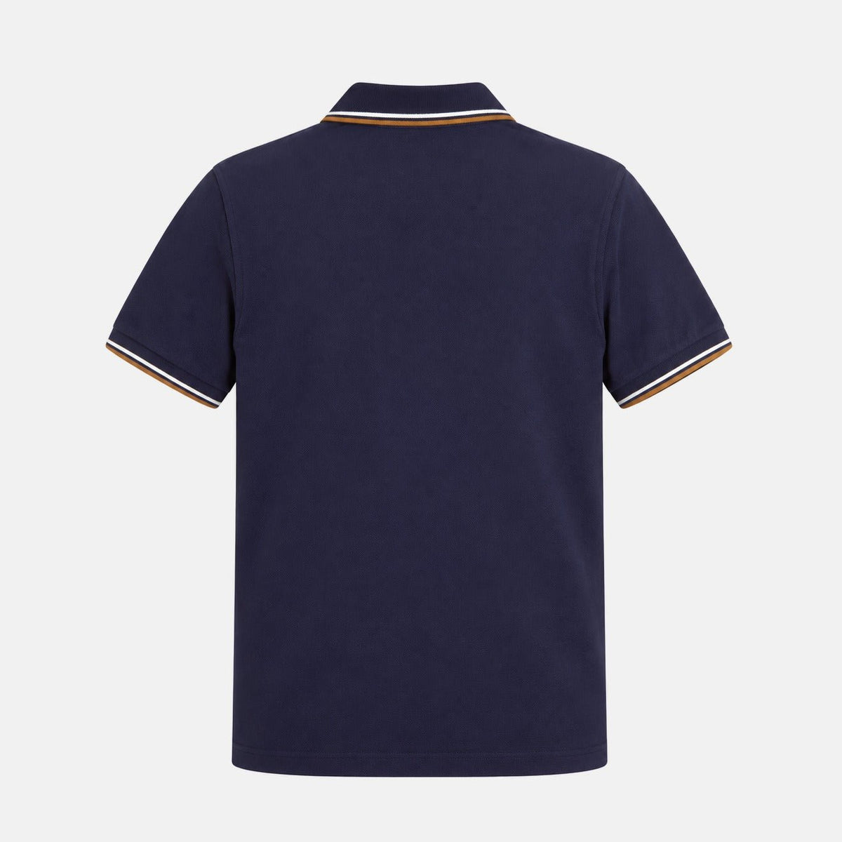 Fred Perry Twin Tipped Polo Shirt Twilight Navy/Snow White/Dark Caramel | Northern Threads Designer Menswear