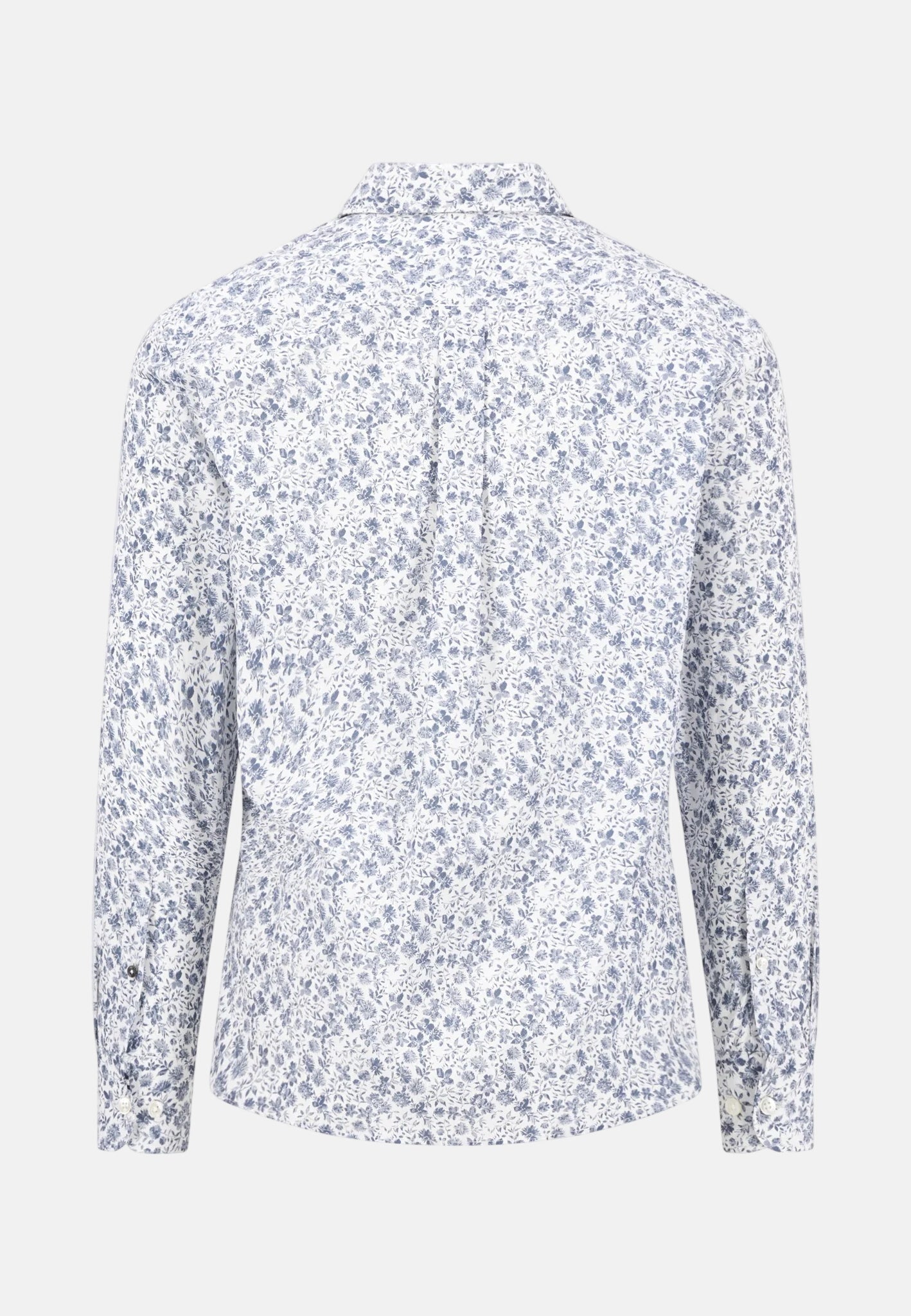 Fynch - Hatton All - Over Floral Print Button Down Shirt Horizon - northern threads
