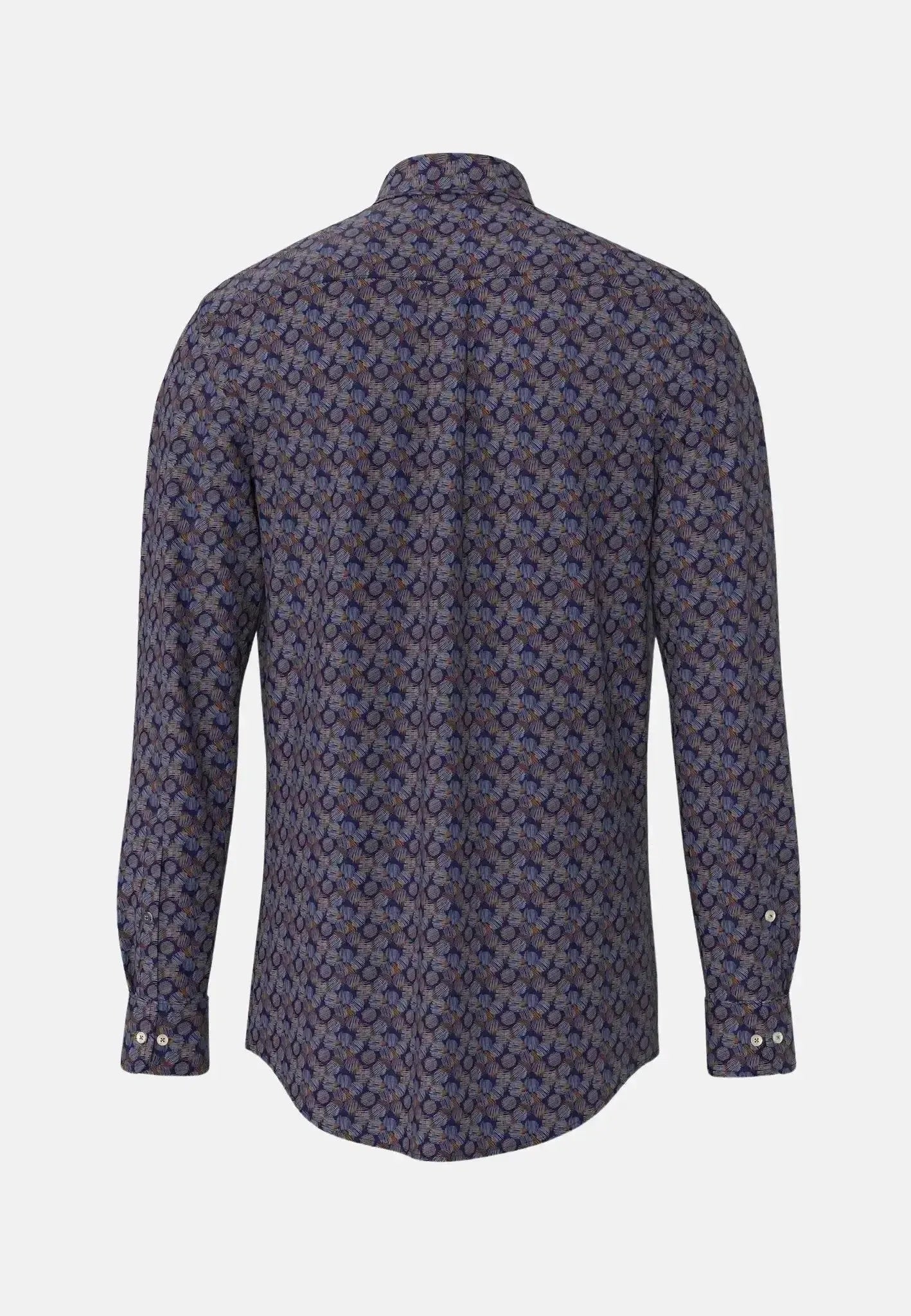Fynch - Hatton Allover Modern Print Shirt Hazel - northern threads