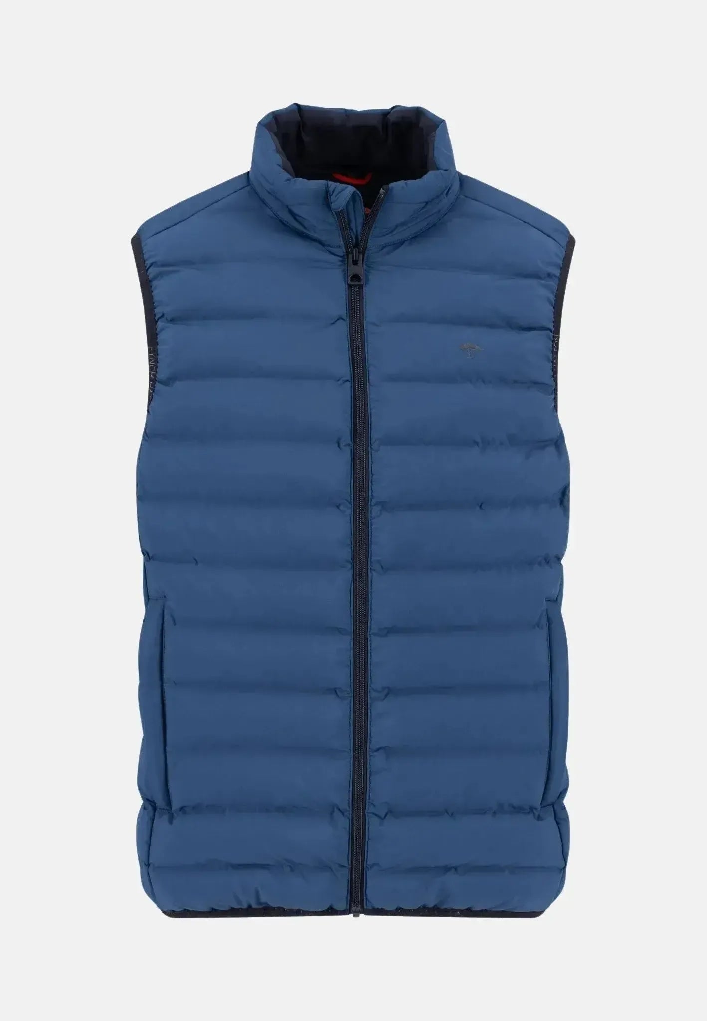 Fynch - Hatton Basic Light Weight Gilet Misty Blue - 15092601-638-S - northern threads uk
