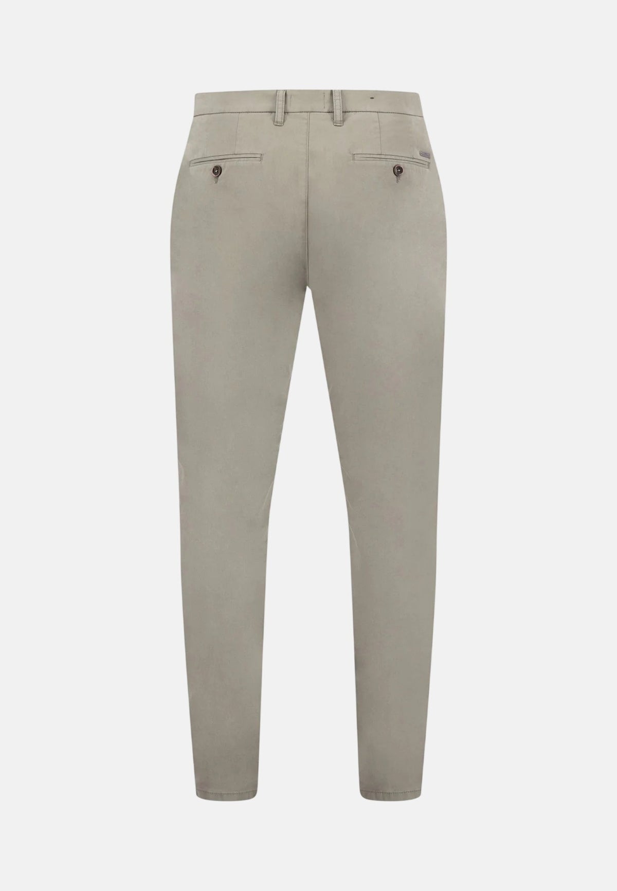 Fynch-Hatton Basic Stretch Cotton Chinos Khaki | Northern Threads Designer Menswear