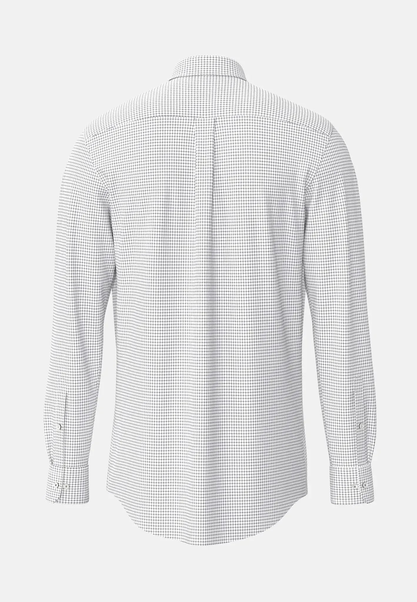 Fynch - Hatton Button Down Oxford Shirt Navy Check - 10005500-5580-S - northern threads uk
