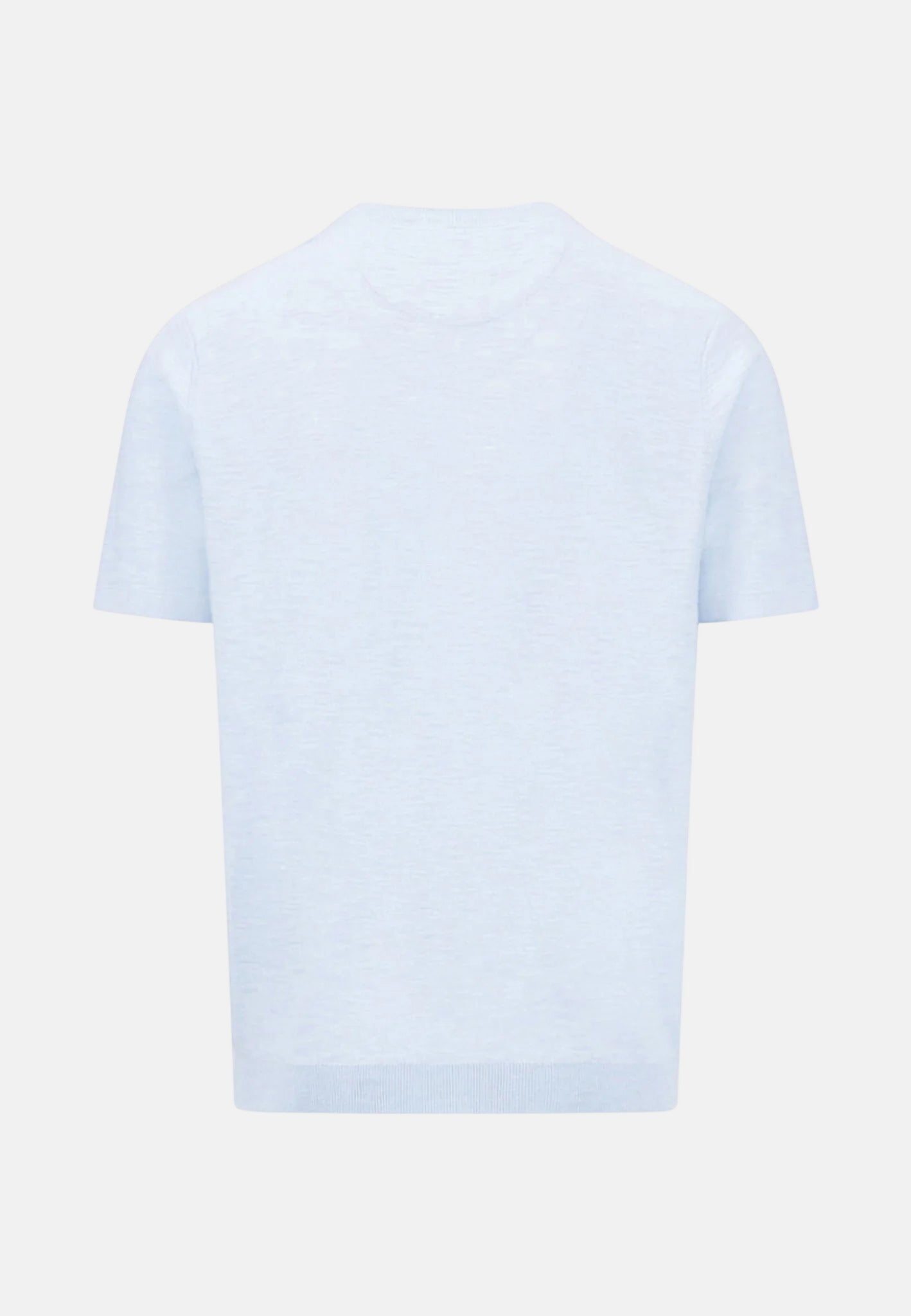 Fynch - Hatton Cotton Linen Fine Knit T-Shirt New Breeze - northern threads