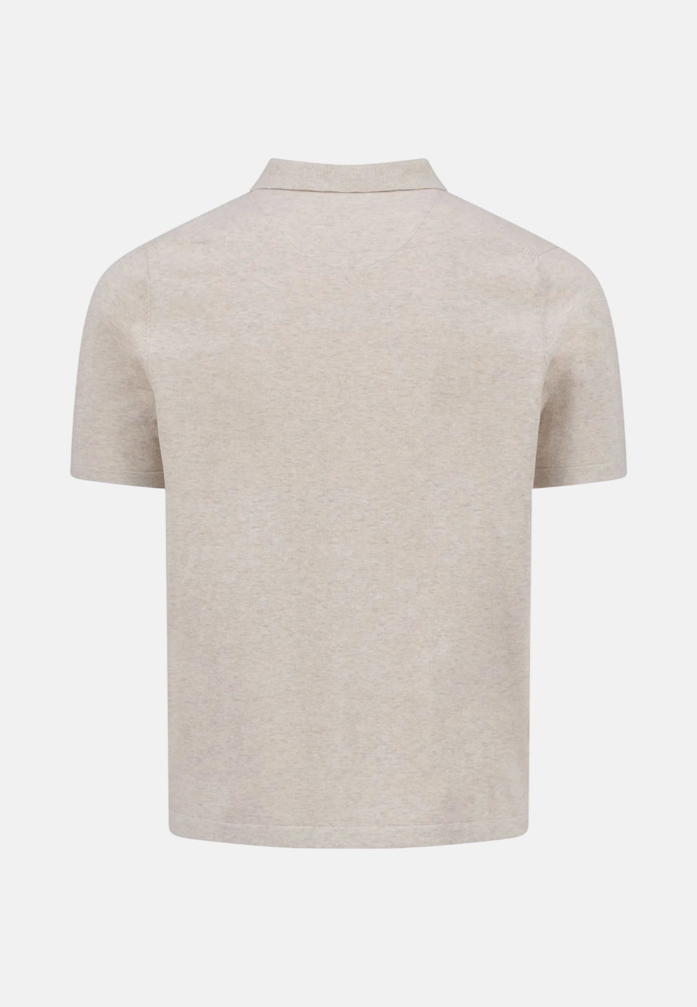Fynch - Hatton Fine Knit Polo Shirt New Off - White - northern threads