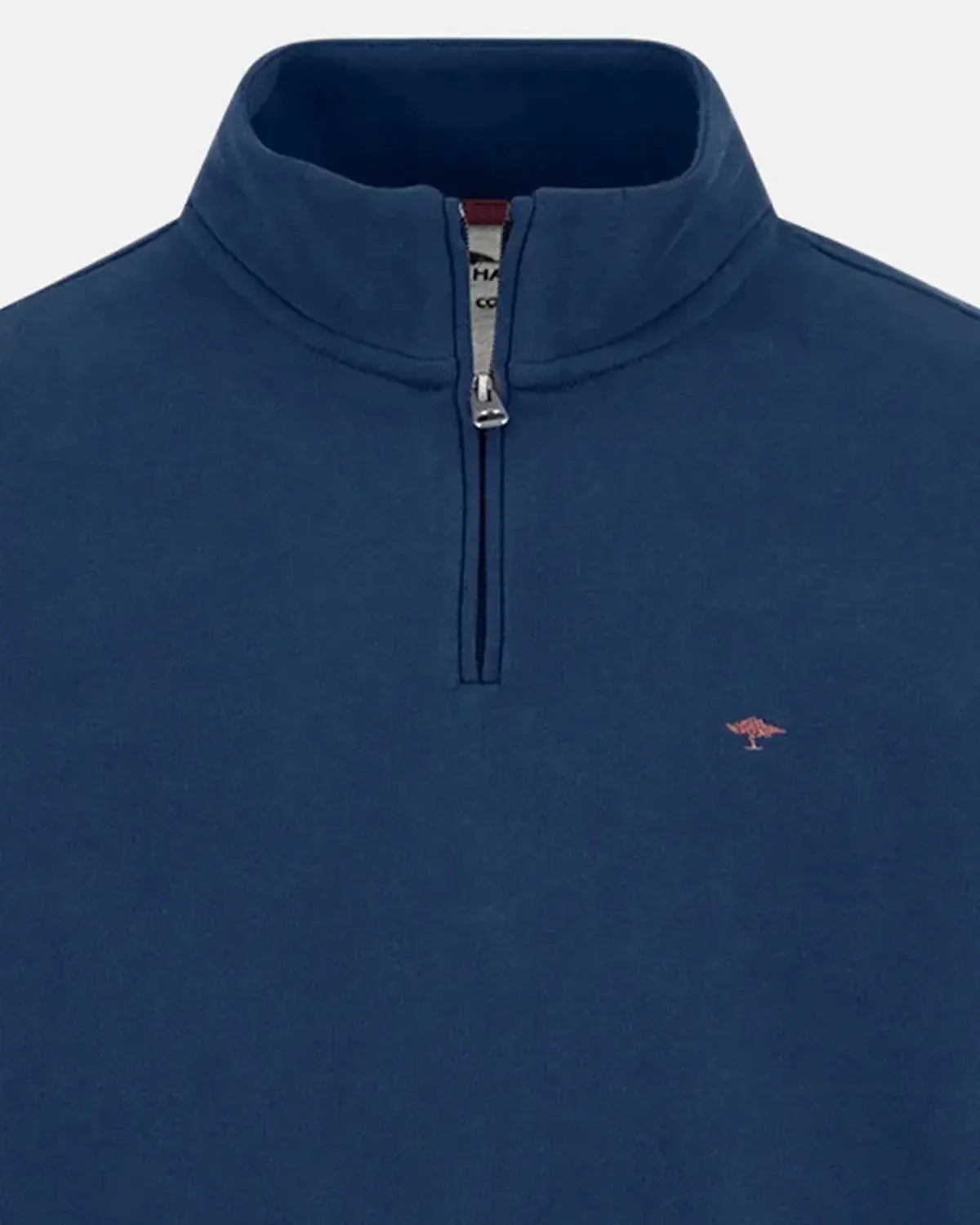 FYNCH-HATTON-FYNCH-HATTON 1/4 ZIP SWEAT MIDNIGHT-NORTHERN THREADS DESIGNER MENSWEAR